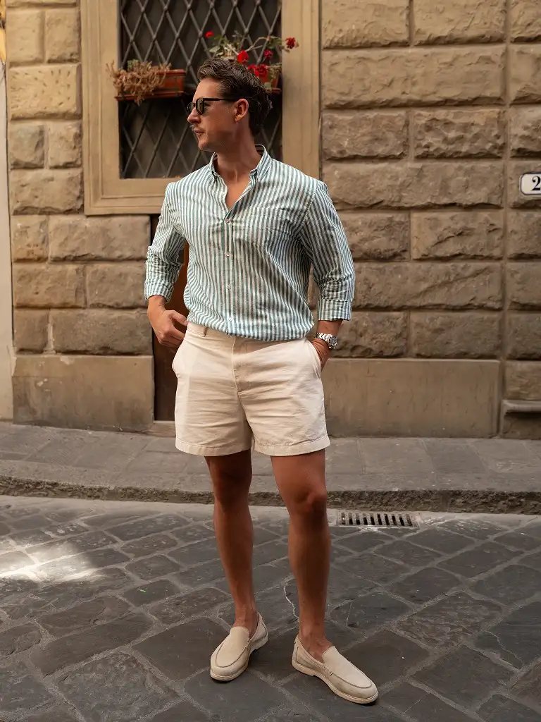 20 Men Summer Date Outfits, From Coffee Runs to Dinner Dates 11 wowa valentino 1780244327