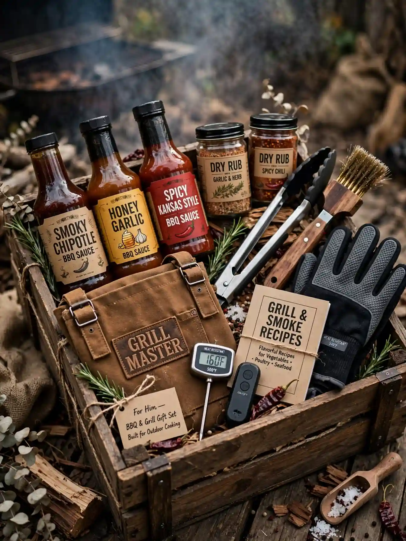 Best Gift Basket Ideas for Men That Stand Out 8 BBQ and Grilling Gift Basket