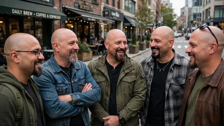 Bald Men with Goatee Styles