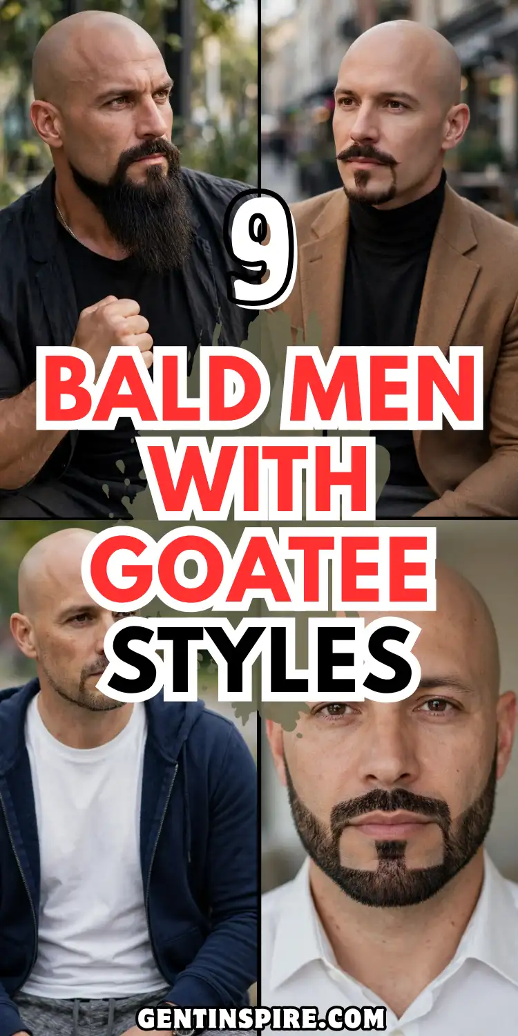 Bald Men with Goatee: 9 Confident Looks to Try 1 Bald Men with Goatee
