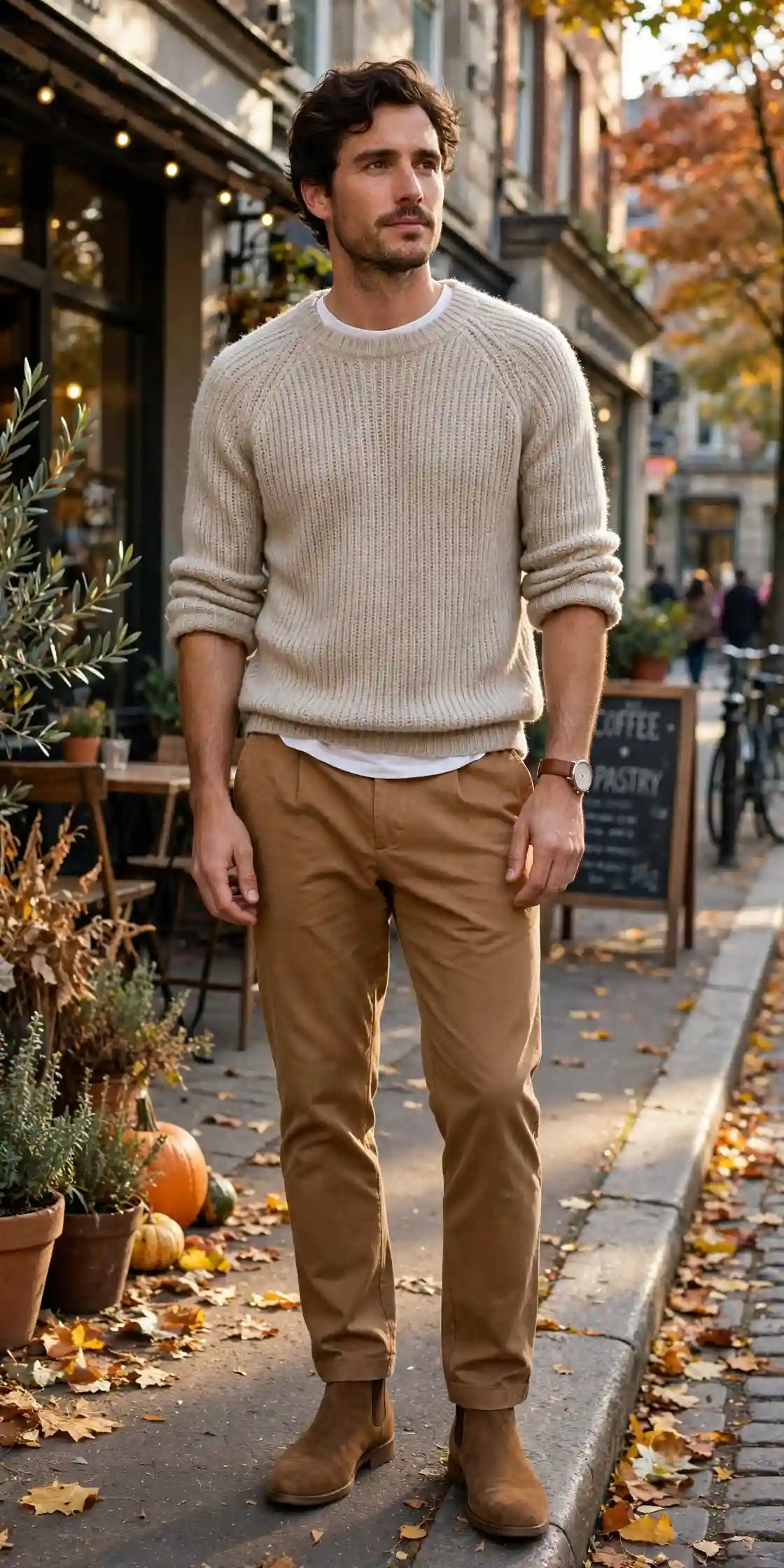 Brown Pants Outfit for Men for Every Occasion 5 Caramel Weekend Outfit That Feels Effortlessly Comfortable
