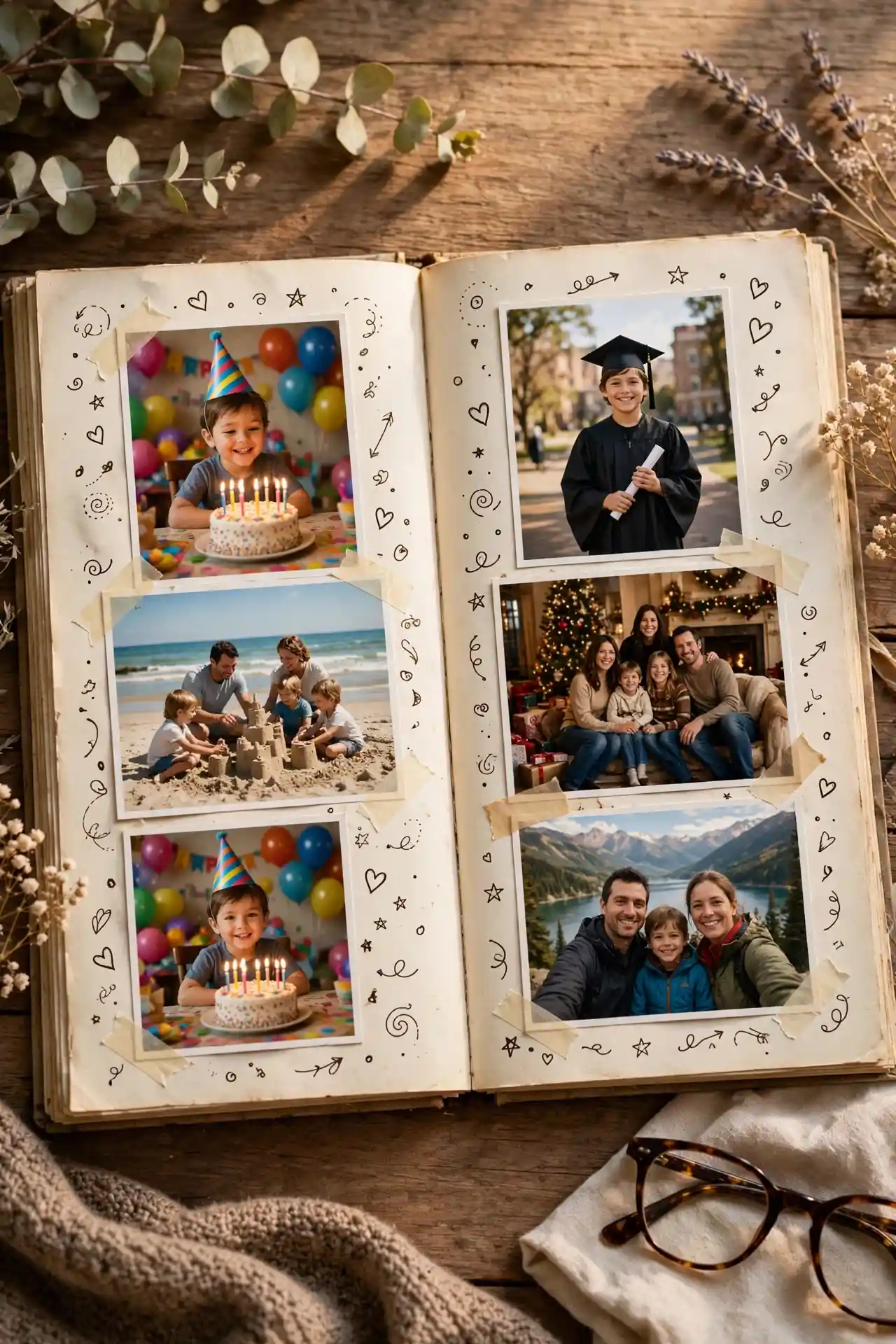 Father of the Bride Gift Ideas He'll Truly Treasure 3 Custom Memory Book Filled with Family Moments