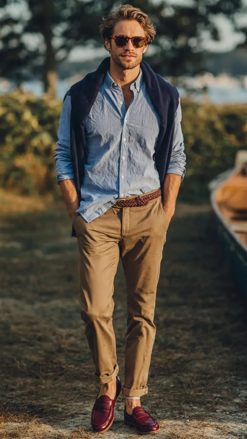 American Outfits for Men: 14 Ideas That Always Look Stylish 6 East Coast Prep — Updated, Not Stuffy
