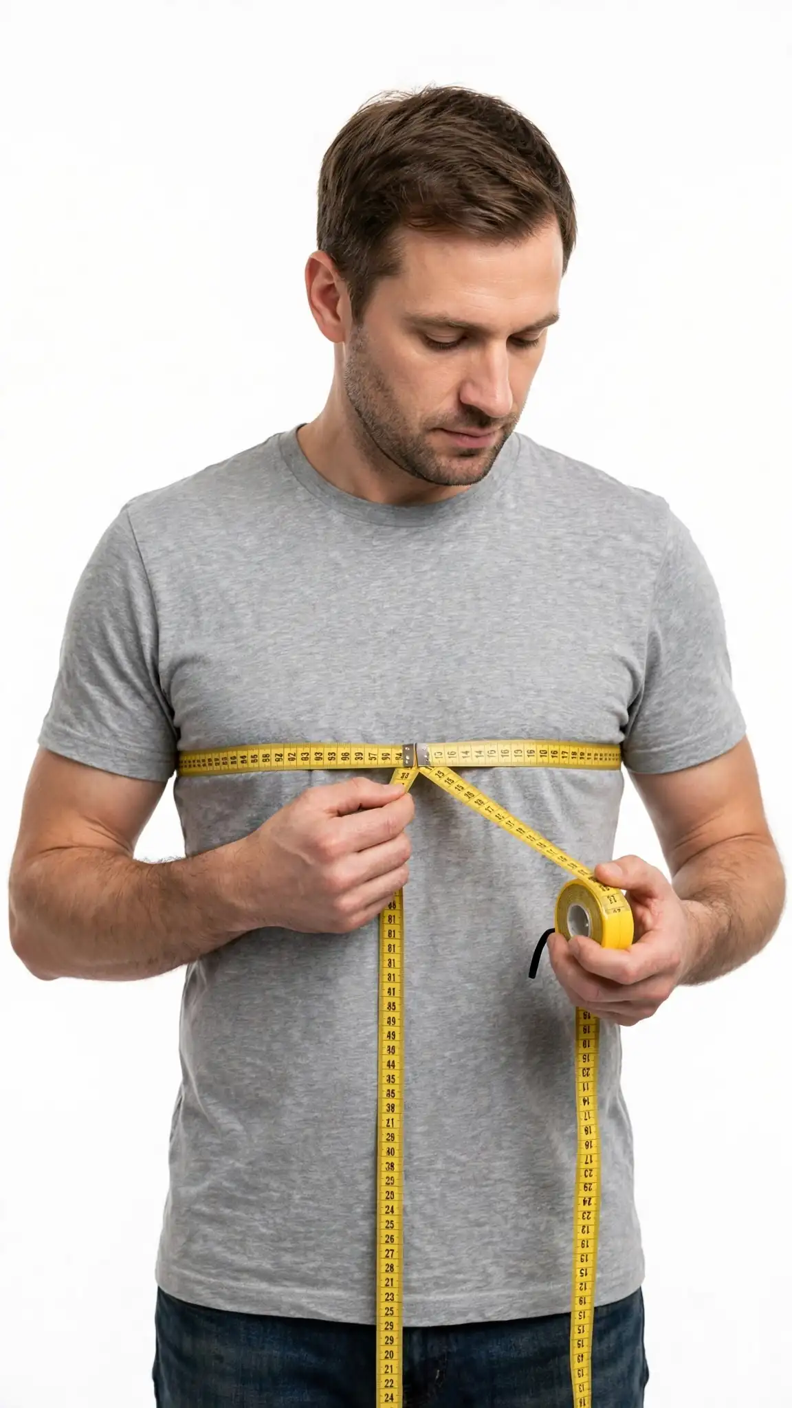 How to Measure Yourself Correctly for Big and Tall Clothing 2 How to Measure Your Chest
