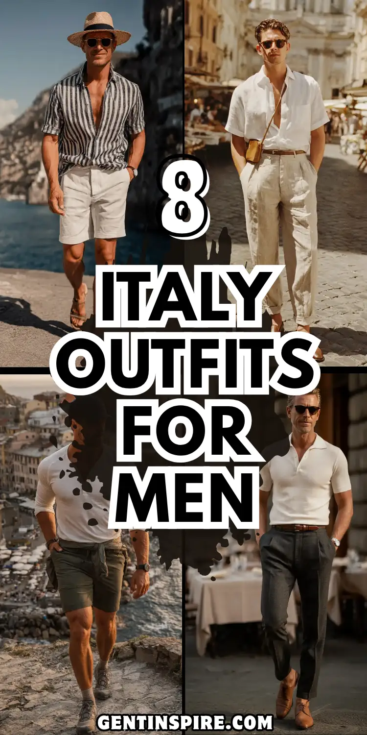 Italy Outfits for Men: 8 Stylish Vacation Looks 2 Italy Outfits