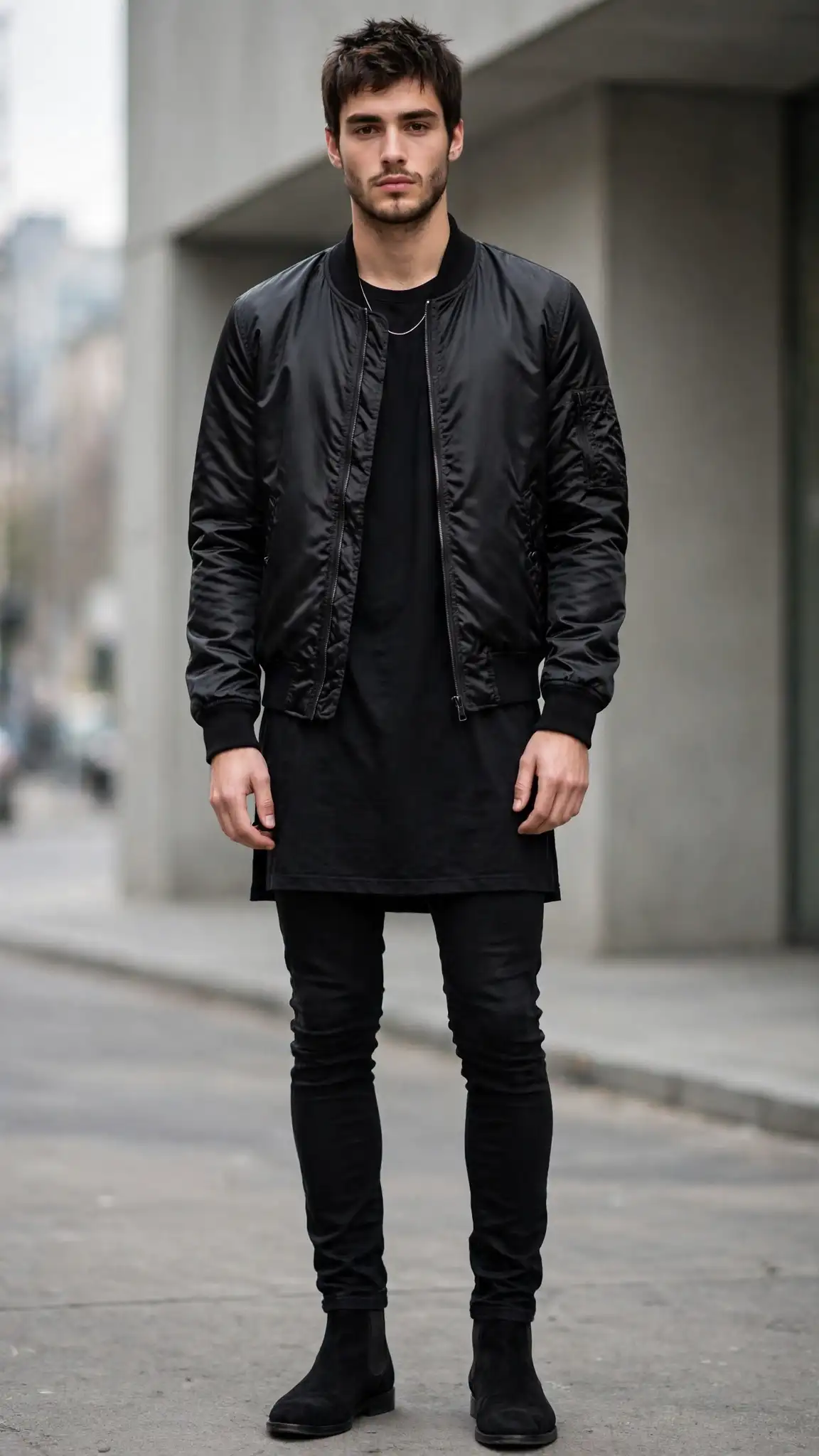 Longline Tee and Bomber
