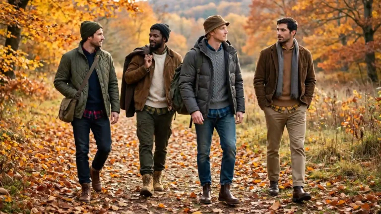Men Autumn Wear Outfits for Crisp Fall Days