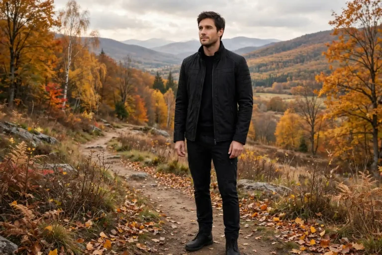 Men's Black Autumn Jacket Ideas