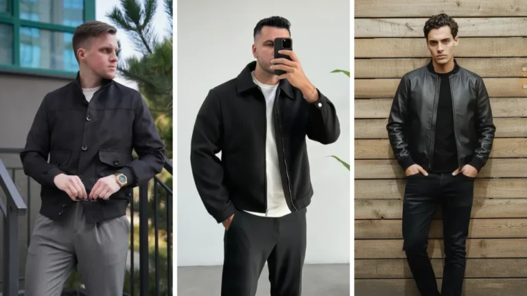 Mens Black Autumn Jacket Styles