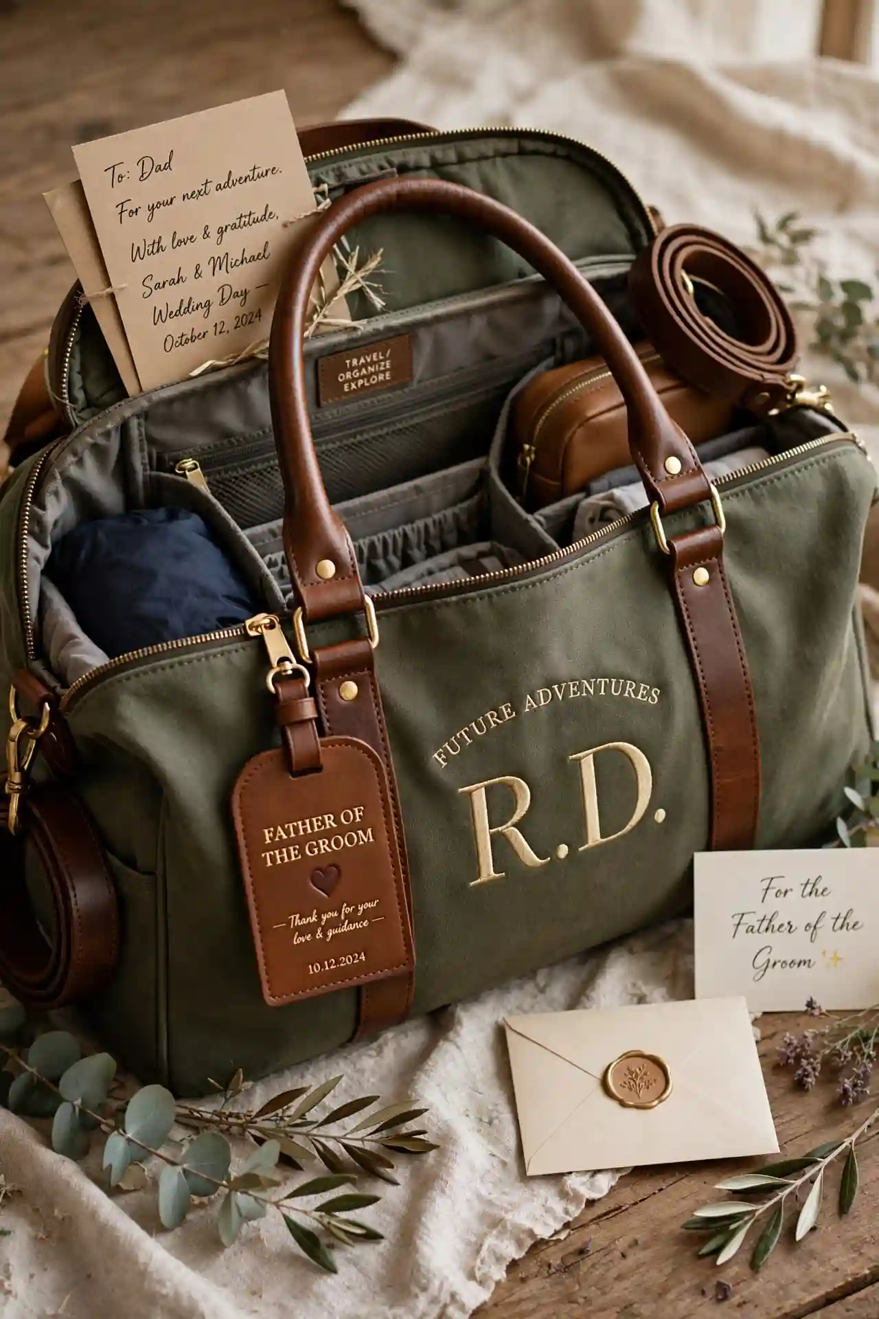 Father of the Groom Gift: 11 Ideas He'll Love 9 Personalized Travel Bag for Future Adventures