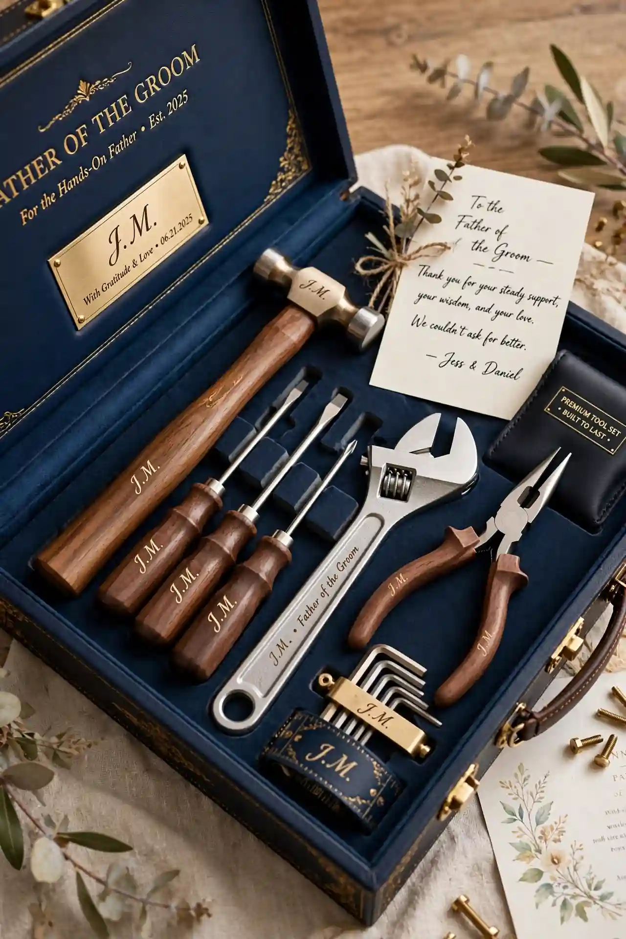 Father of the Groom Gift: 11 Ideas He'll Love 7 Premium Tool Set for the Hands-On Father