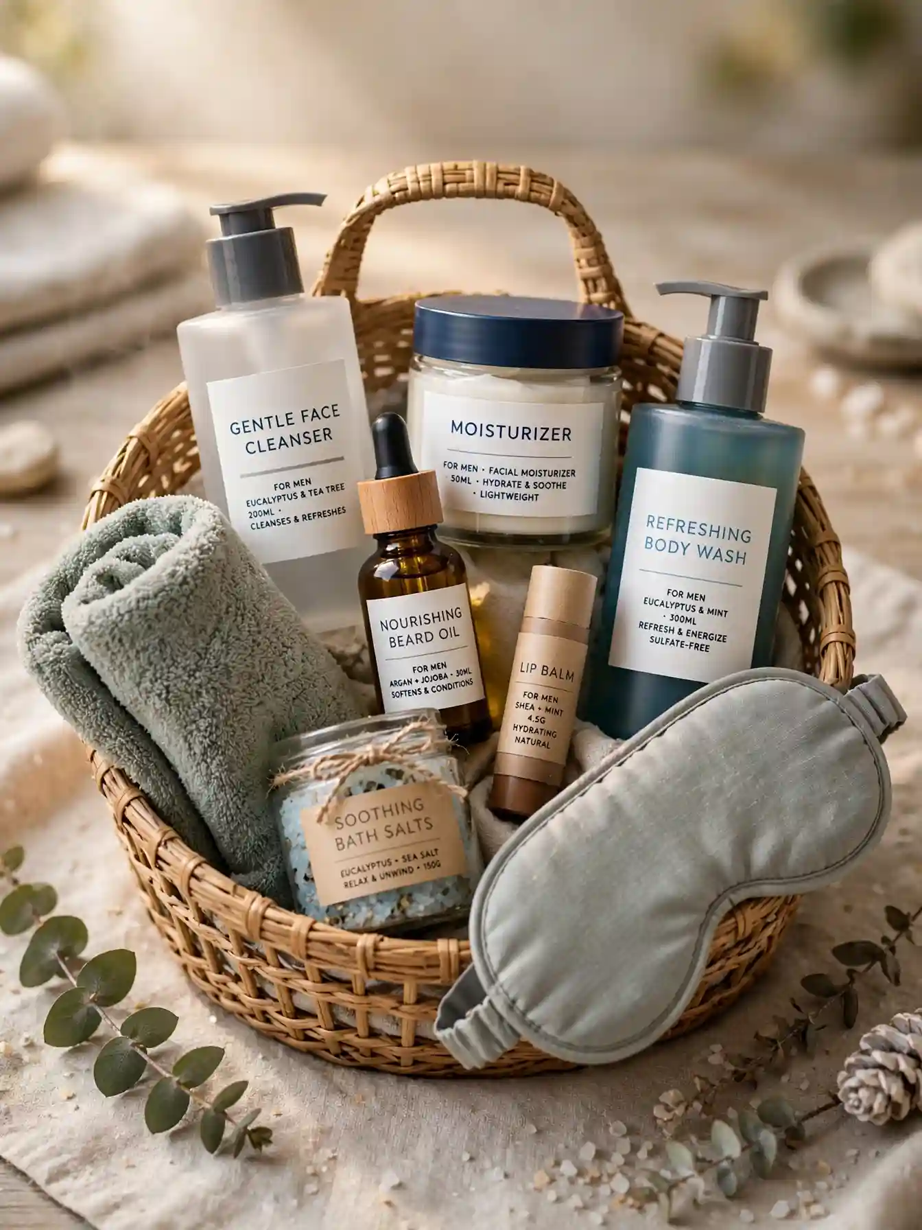 Best Gift Basket Ideas for Men That Stand Out 4 Self-Care Gift Basket Ideas for Men