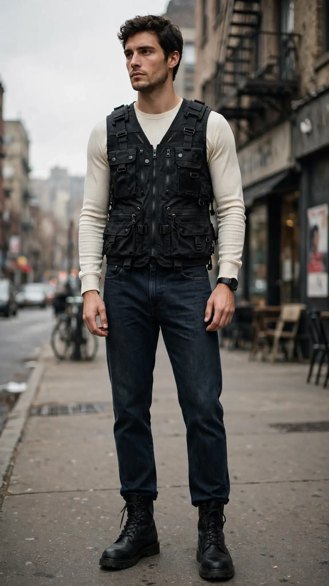 Utility Vest and Long Sleeve