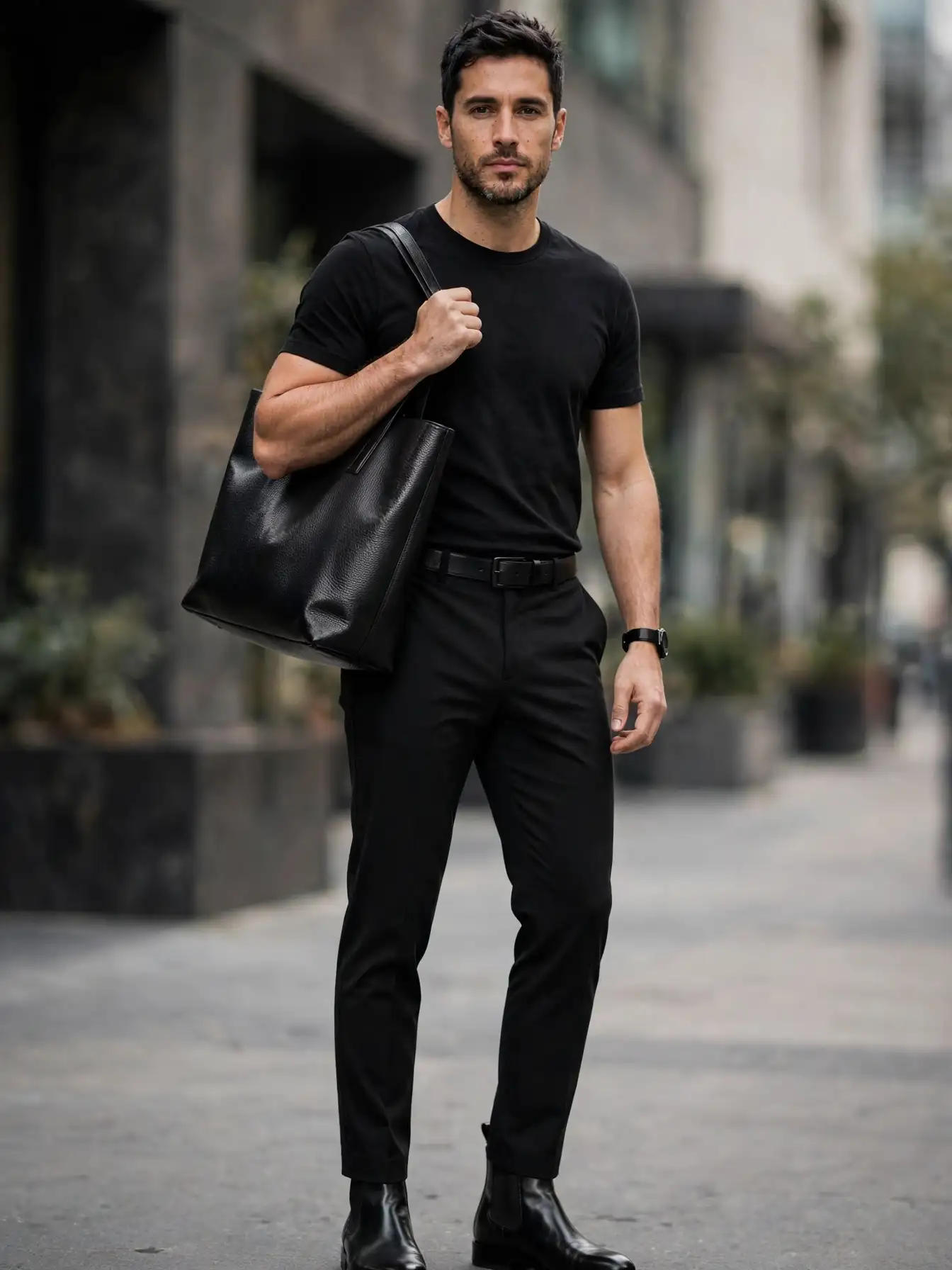 Black Shirts Outfit: 7 Inspiration for Modern Men 4 All-Black Monochrome That Feels Elevated Yet Effortless