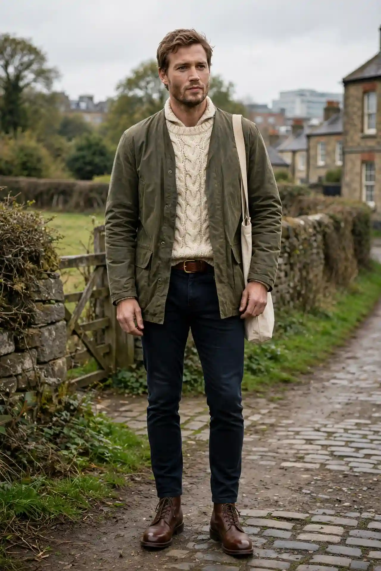 The Barbour and Boots