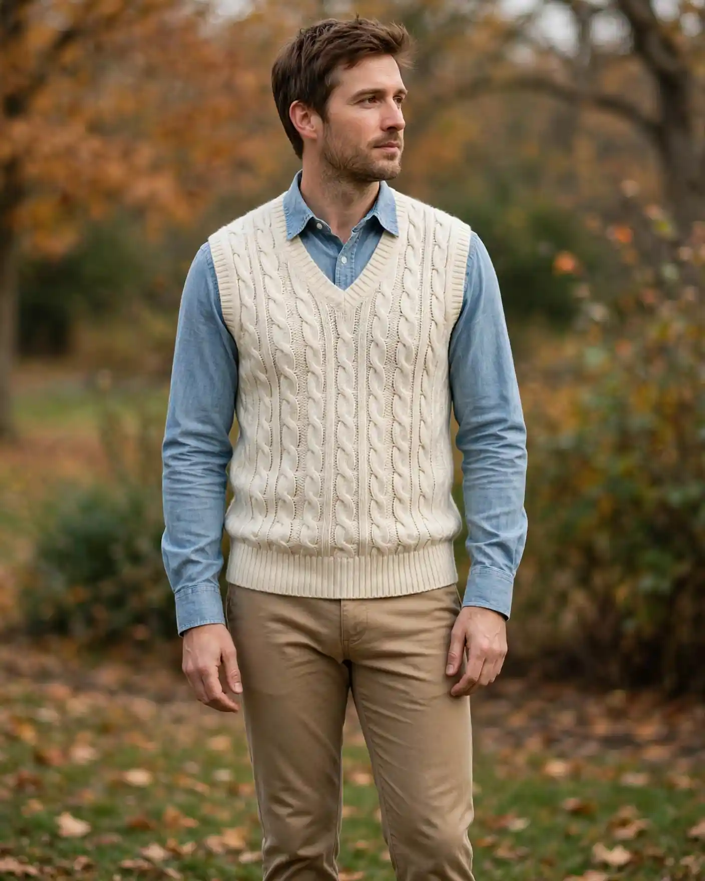 The Cable-Knit Vest