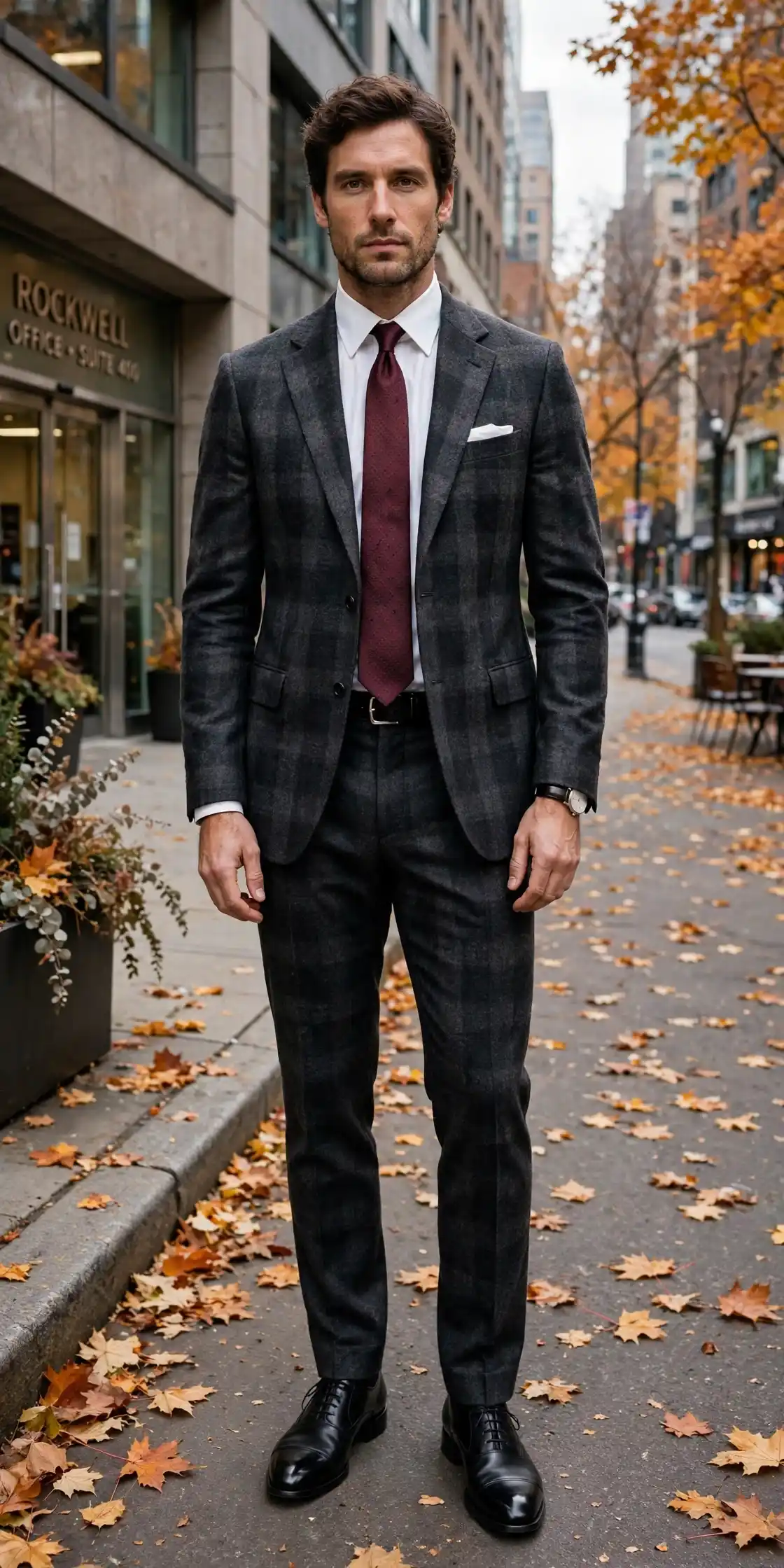 The Charcoal Flannel Suit