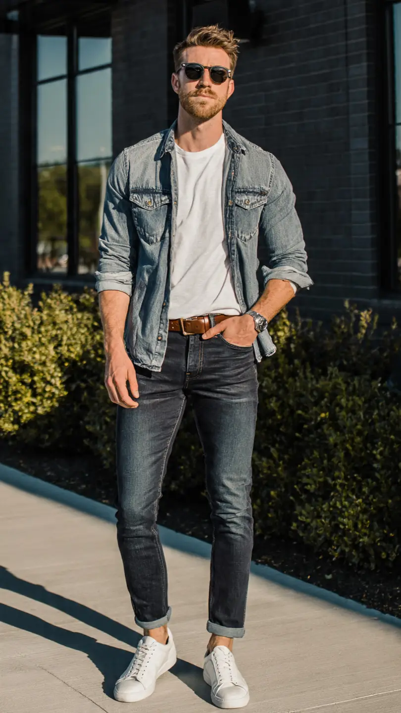 American Outfits for Men: 14 Ideas That Always Look Stylish 4 The Classic All-American — Denim Done Right