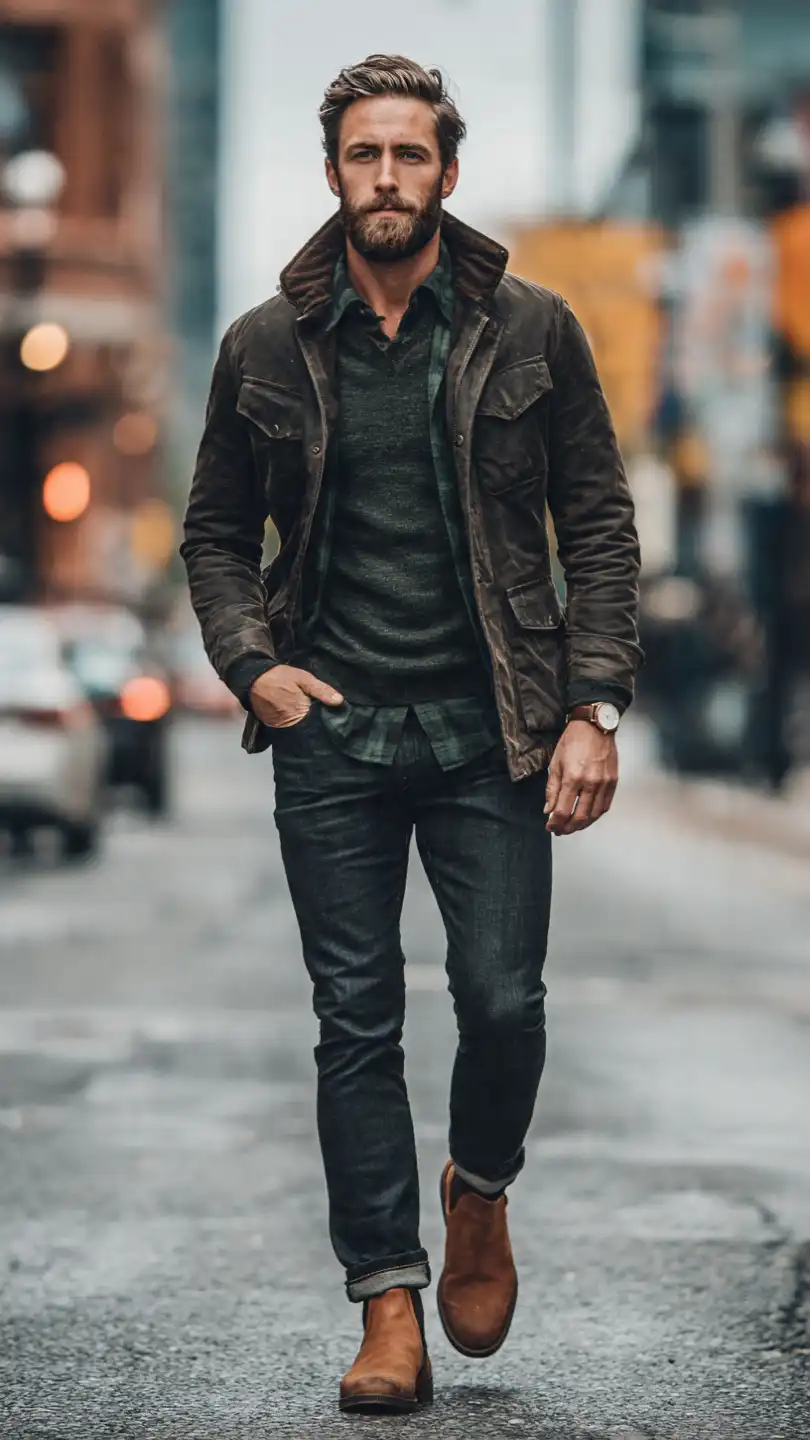 Canada Outfits for Men That Never Go Out of Style 4 The Classic Canadian Outdoorsman — Elevated for the City