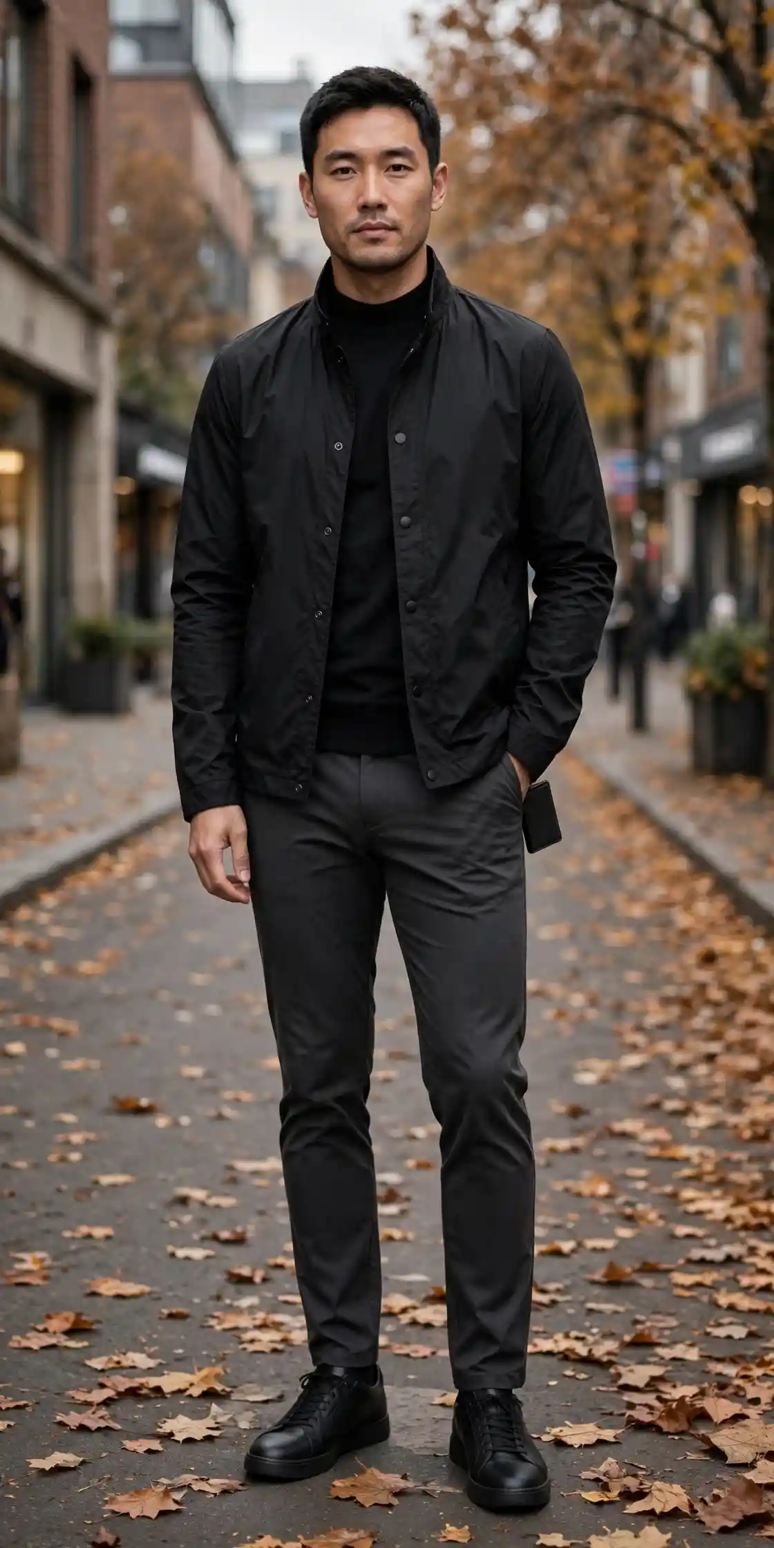 Men's Black Autumn Jacket: 9 Ideas for Every Day 9 The Coach Jacket