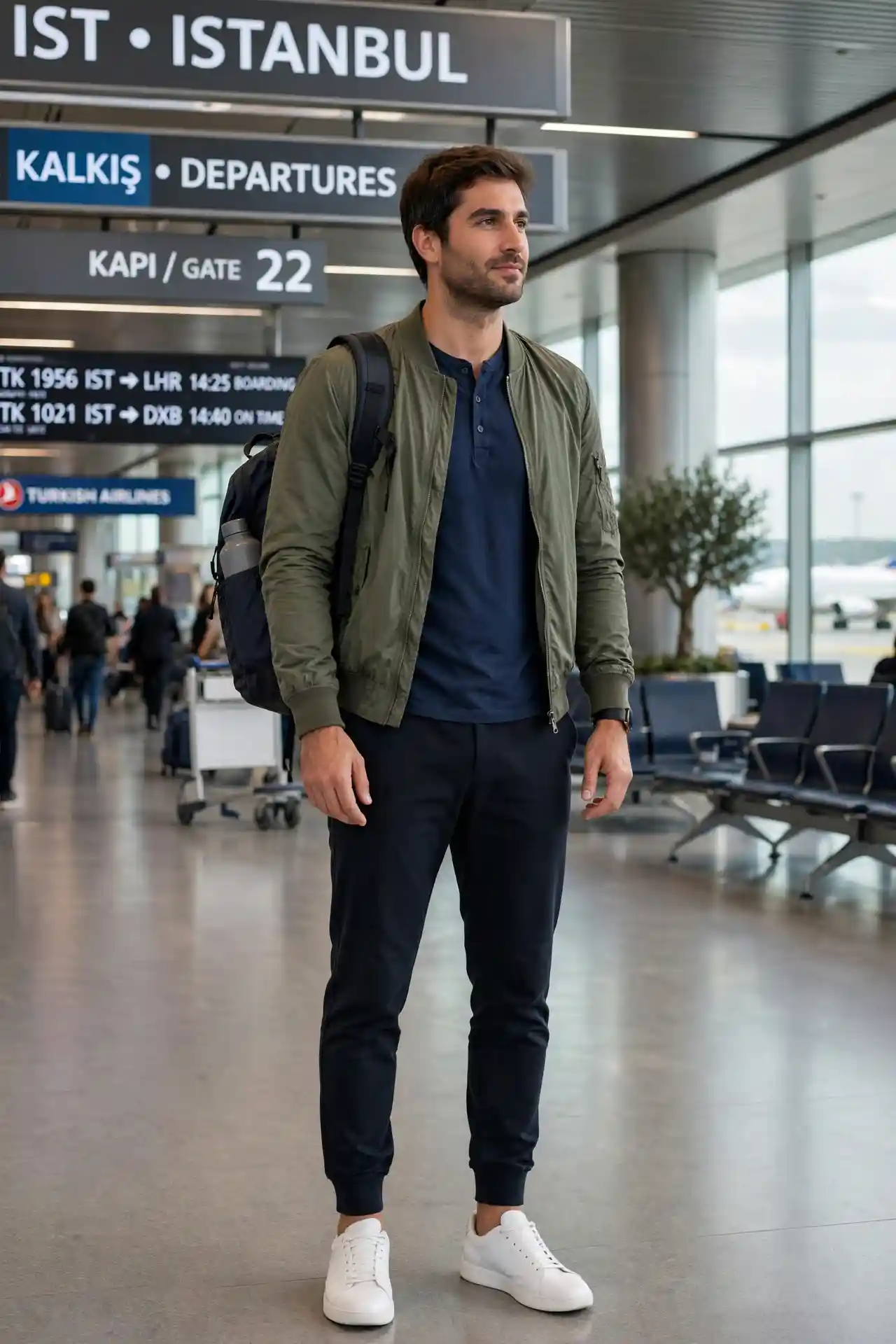 9 Turkey Outfits for Men for a Smart Travel Wardrobe 12 The Departure Day Outfit — Travel-Ready and Still Sharp