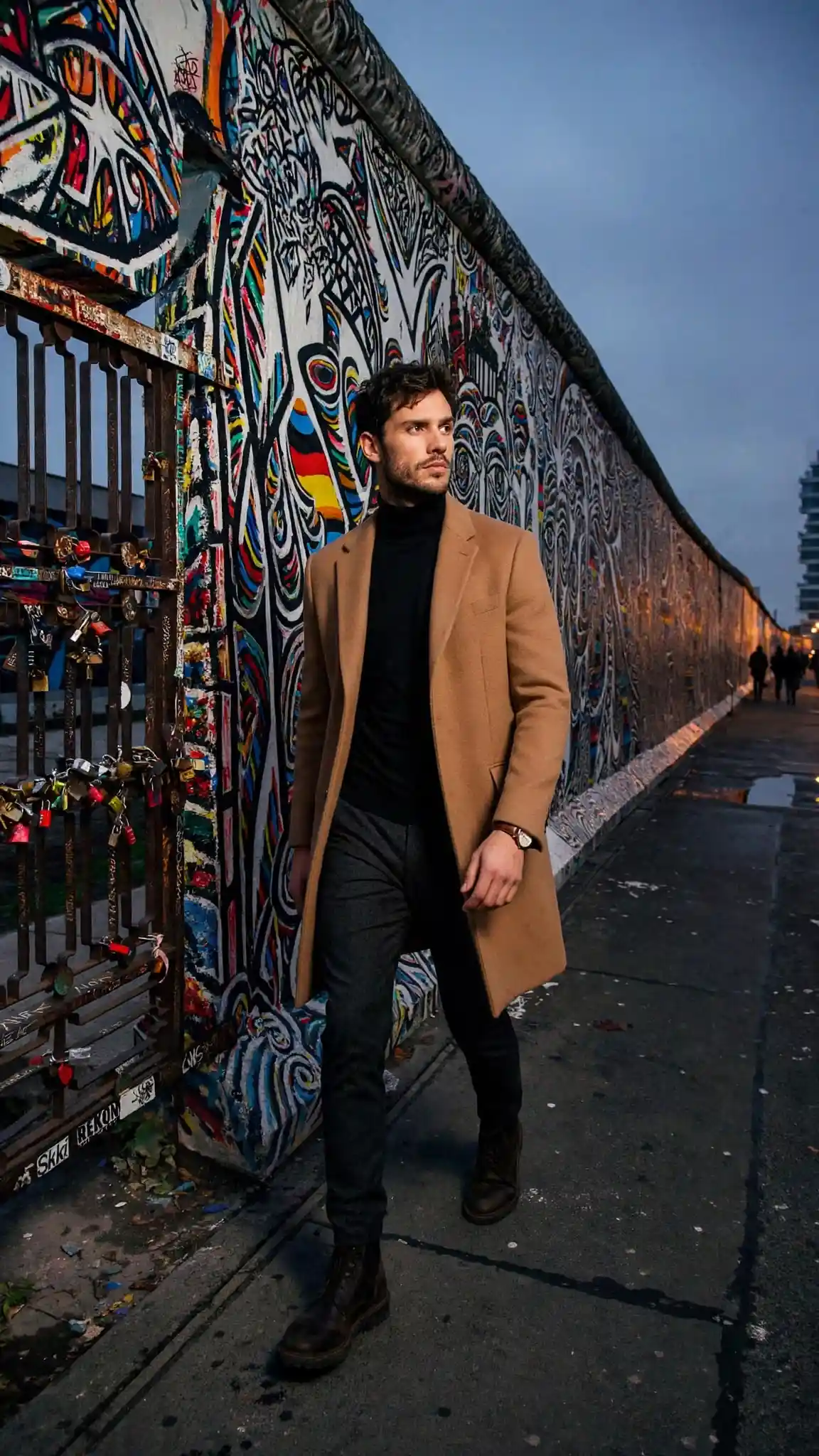 12 Berlin Outfits for Men That Actually Work 13 The East Side Gallery Evening