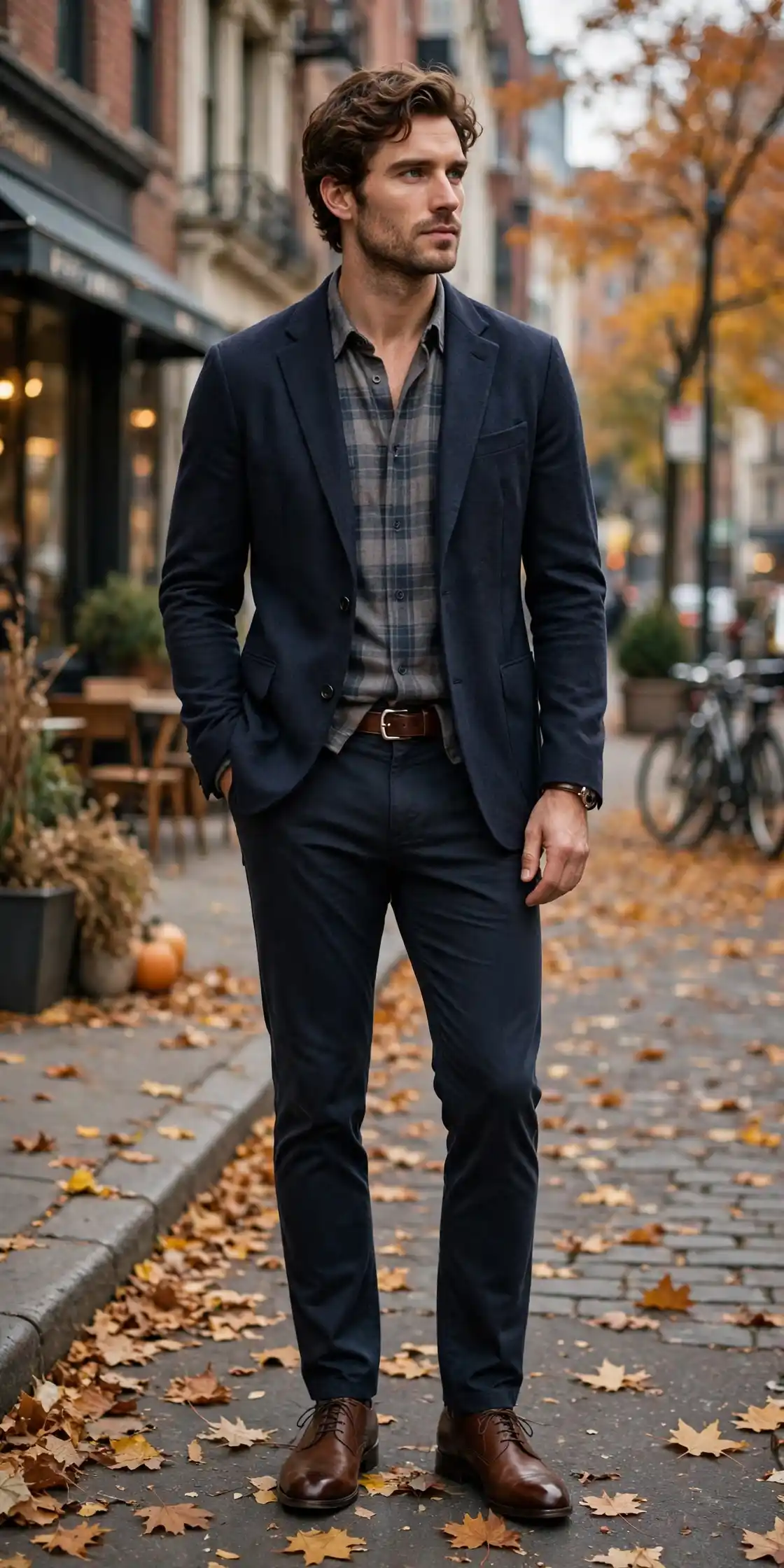 The Flannel Shirt Under a Suit Jacket
