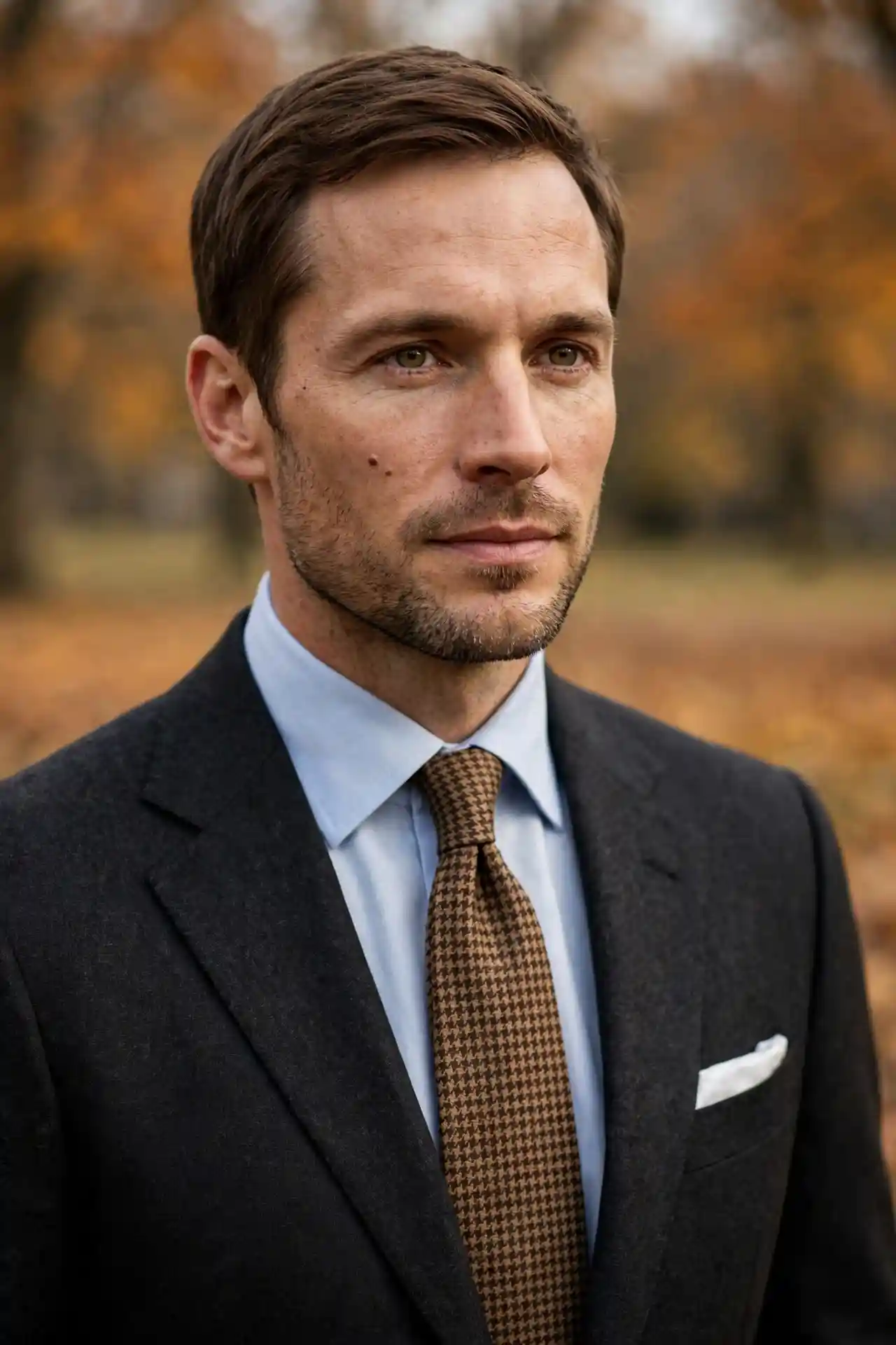 Men's Autumn Ties: 7 Ideas That Actually Elevate Your Outfit 8 The Houndstooth