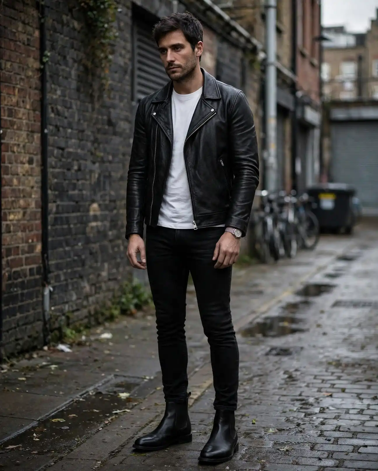Men's Fall and Winter Jackets That Look Expensive 9 The Leather Biker Jacket