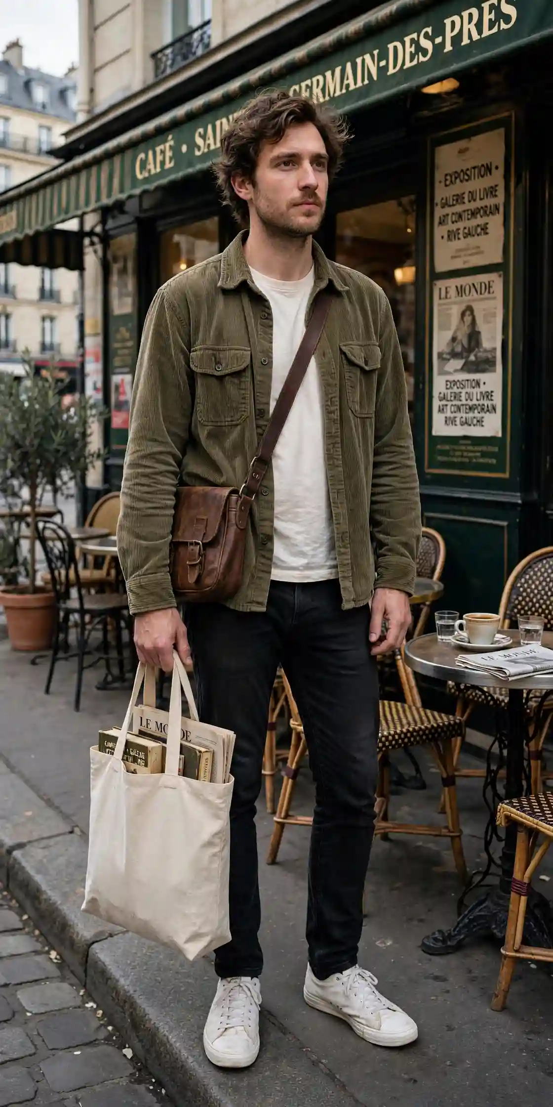 12 Paris Outfits for Men That Look Sharp Every Time 10 The Left Bank Artist — Texture Over Logo