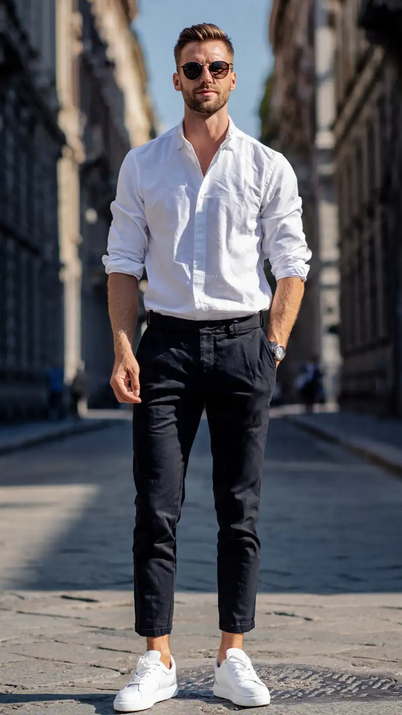 Italy Outfits for Men: 8 Stylish Vacation Looks 9 The Milan Street — Minimal Precise Deliberate