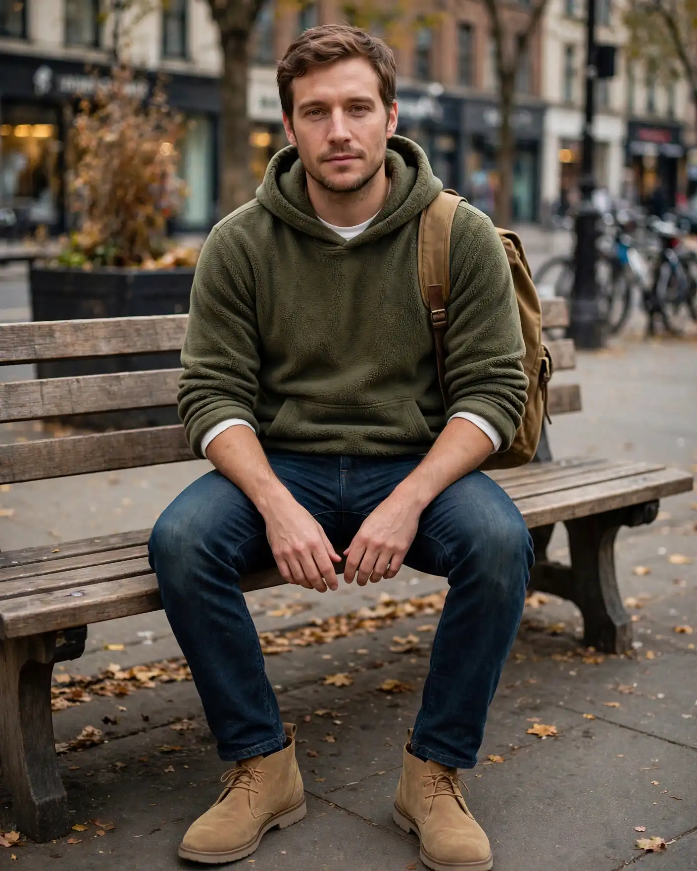 Men's Fall Hoodies for Effortless Autumn Style 4 The Olive Field Hoodie