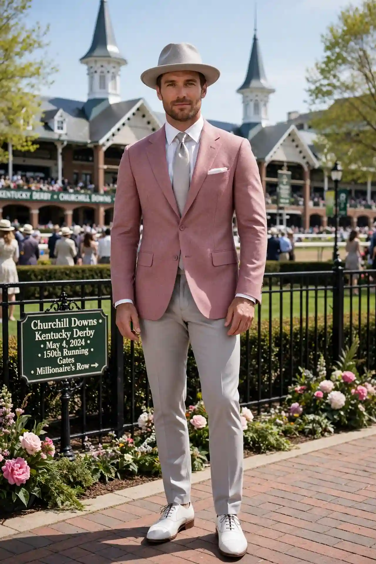 15 Kentucky Derby Outfits for Men That Stand Out 9 The Pink Power Move — The Derby's Most Underrated Men's Color ☀️