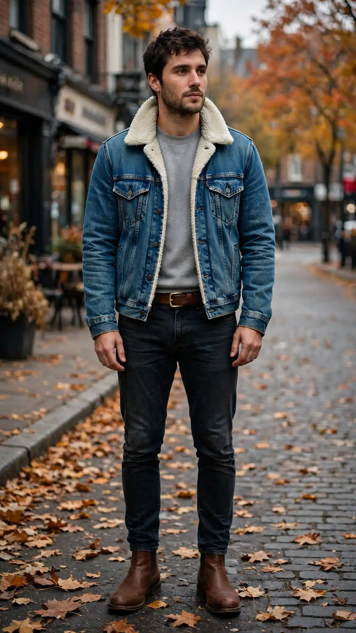 Autumn Jackets for Men That Always Look Stylish 14 The Shearling Collar Jacket