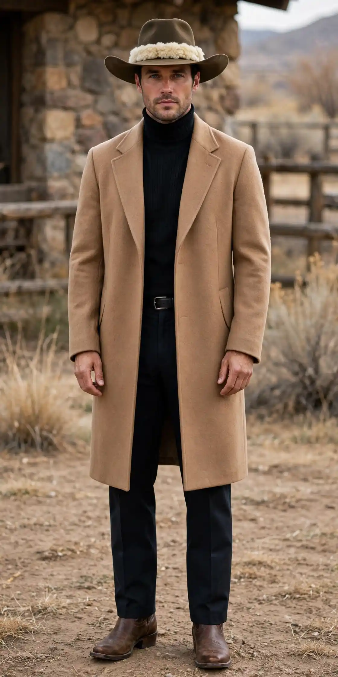 13 Men's Fall Hats That Actually Upgrade Your Entire Outfit 13 The Shearling Rancher Hat