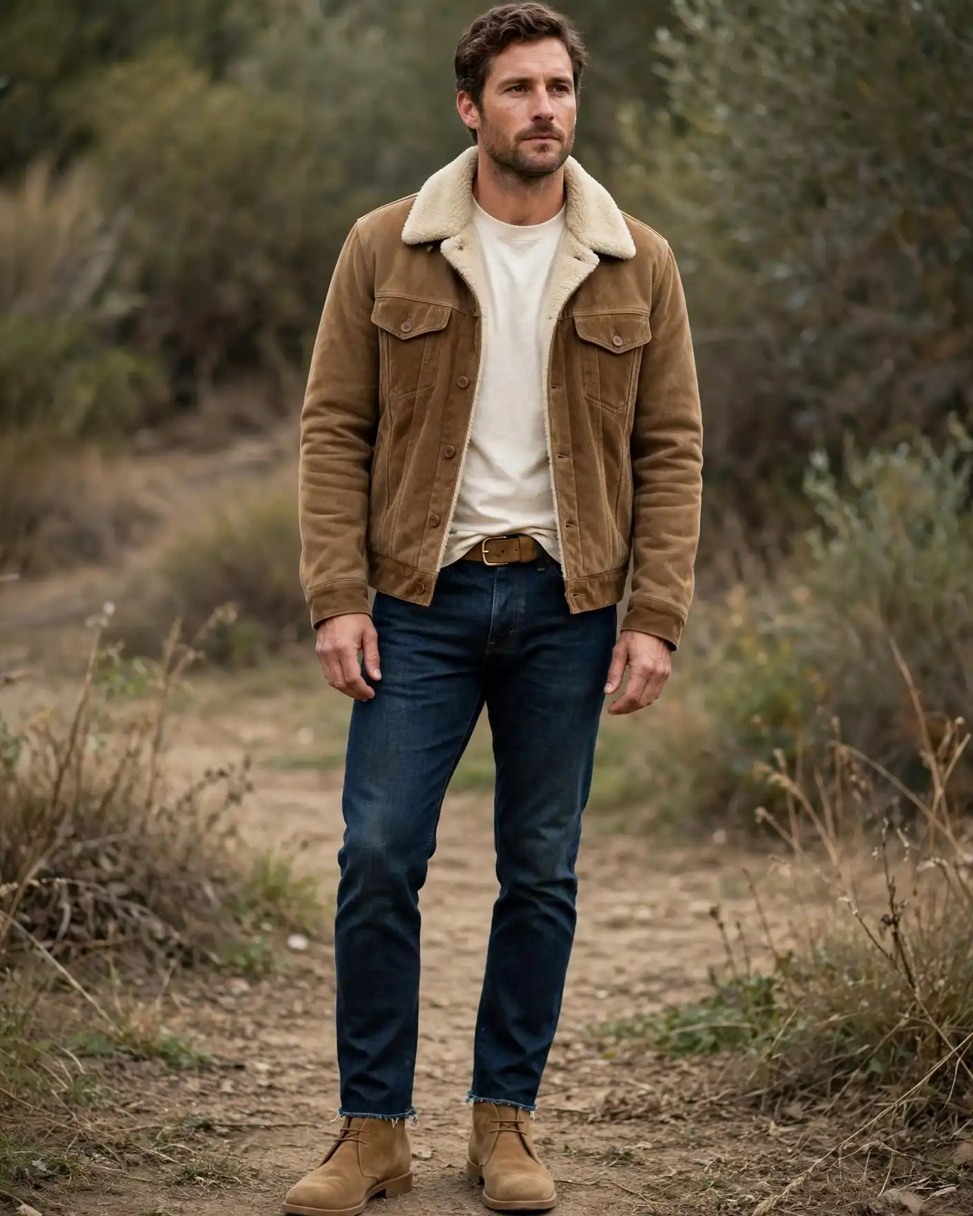 Men's Fall and Winter Jackets That Look Expensive 4 The Shearling Trucker Jacket