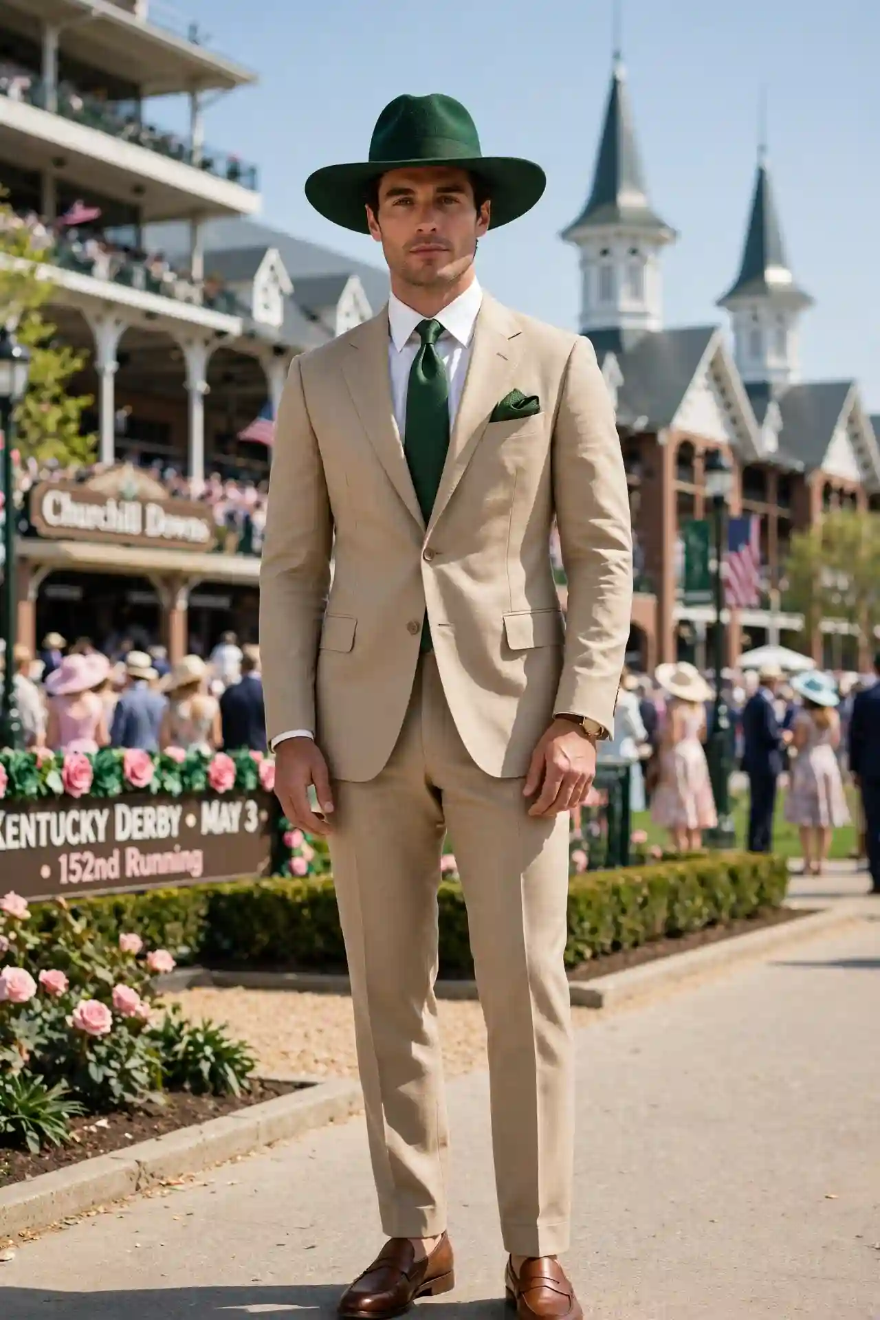 15 Kentucky Derby Outfits for Men That Stand Out 17 The Signature Hat Look — When the Accessory Is the Outfit