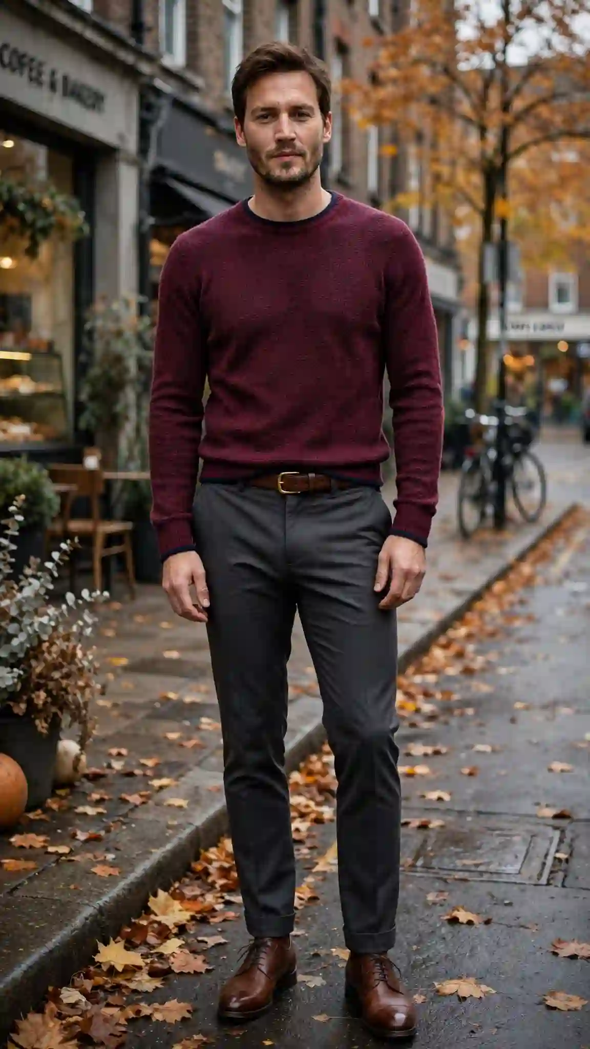 The Smart Knitwear and Tailored Trouser