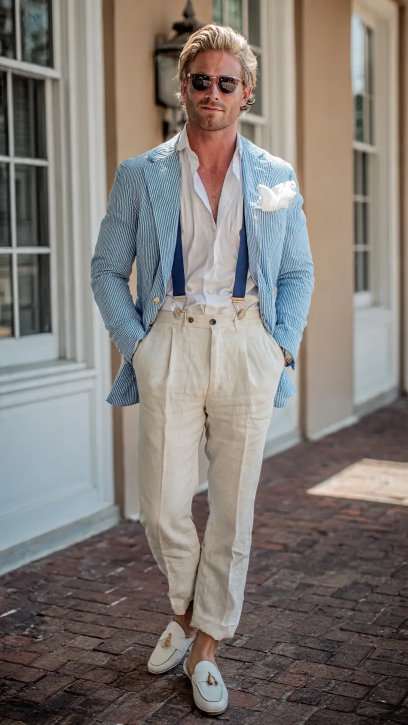 American Outfits for Men: 14 Ideas That Always Look Stylish 10 The Southern Gentleman — Dressed Up, Not Dressed Out