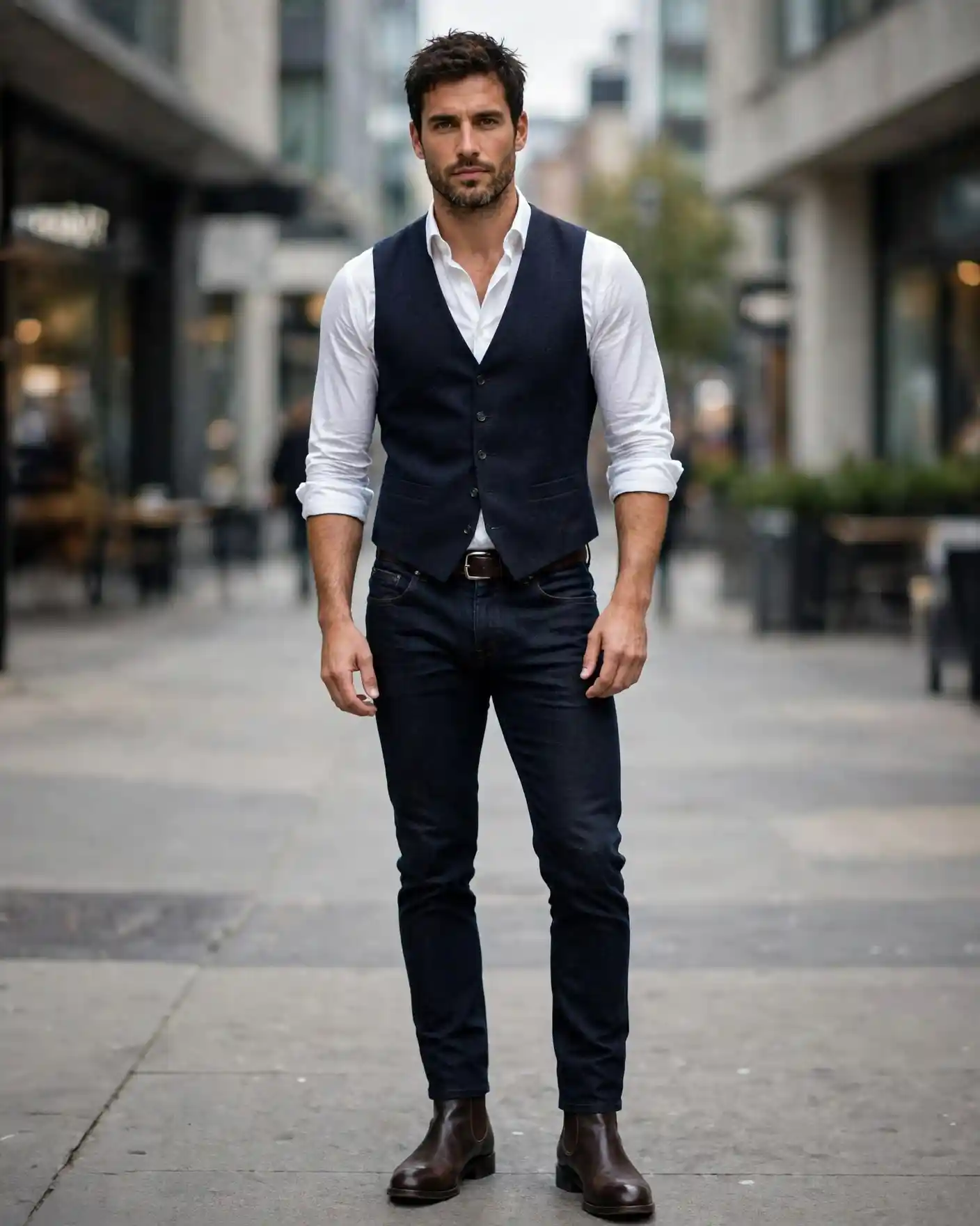 The Suit Vest With Jeans