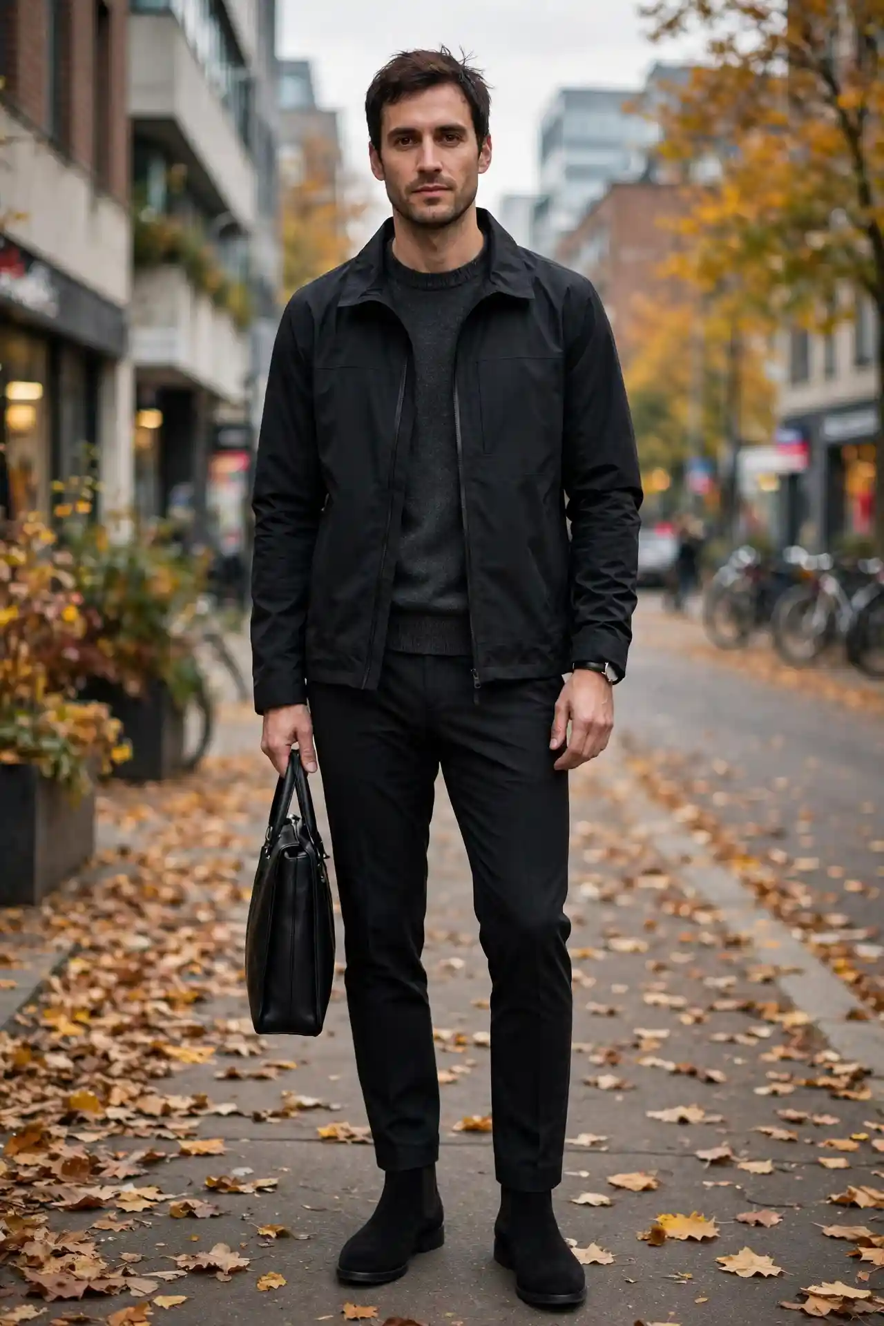 Men's Black Autumn Jacket: 9 Ideas for Every Day 11 The Technical Shell