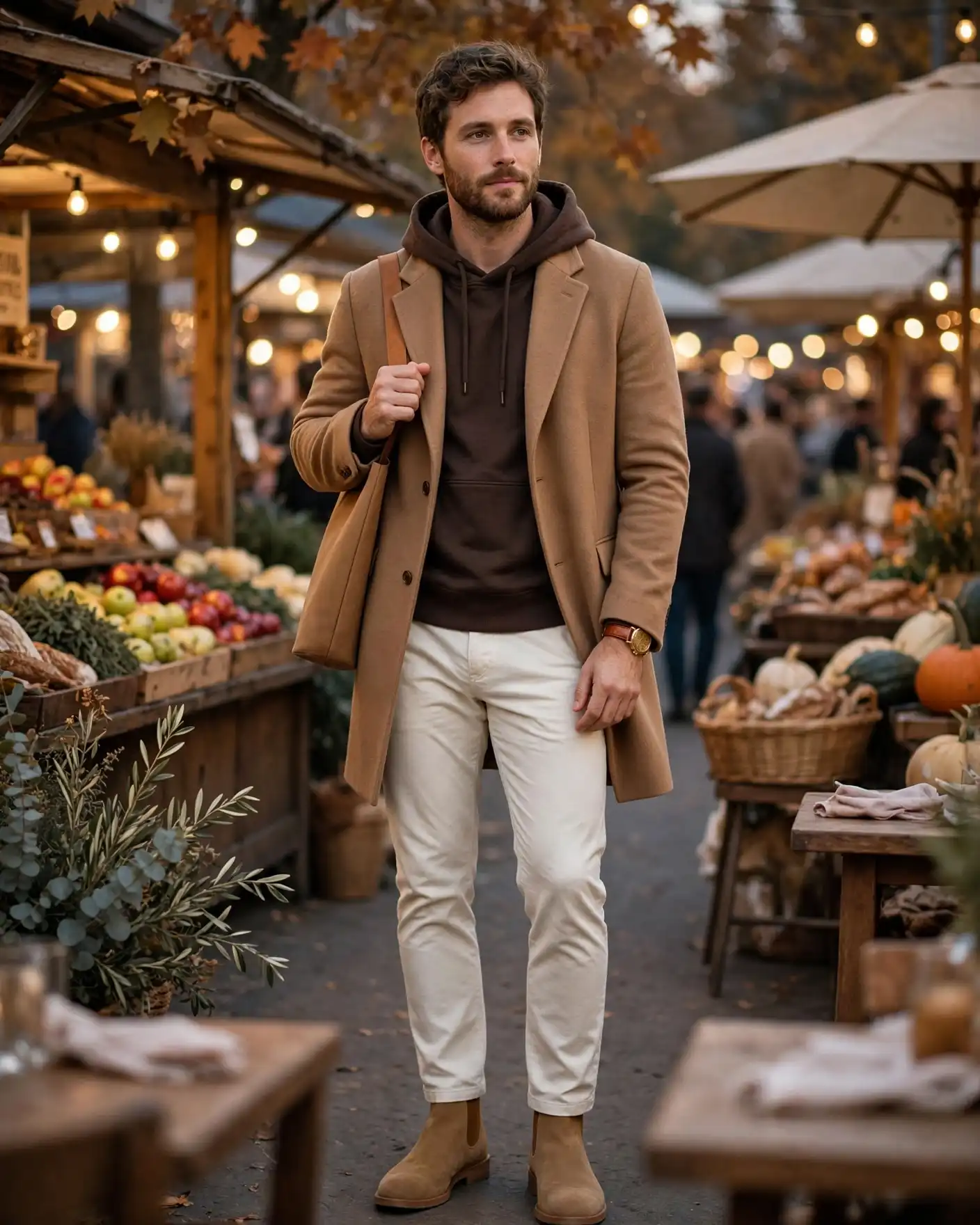 Men's Fall Hoodies for Effortless Autumn Style 16 The Tonal Earth Hoodie Stack