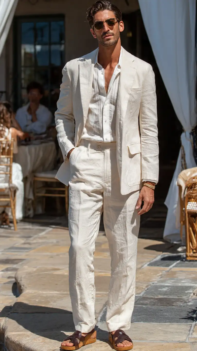 13 Mexican Outfits for Men That Blend Color and Culture 12 The Traditional Manta Suit — When Comfort Looks Like Effort