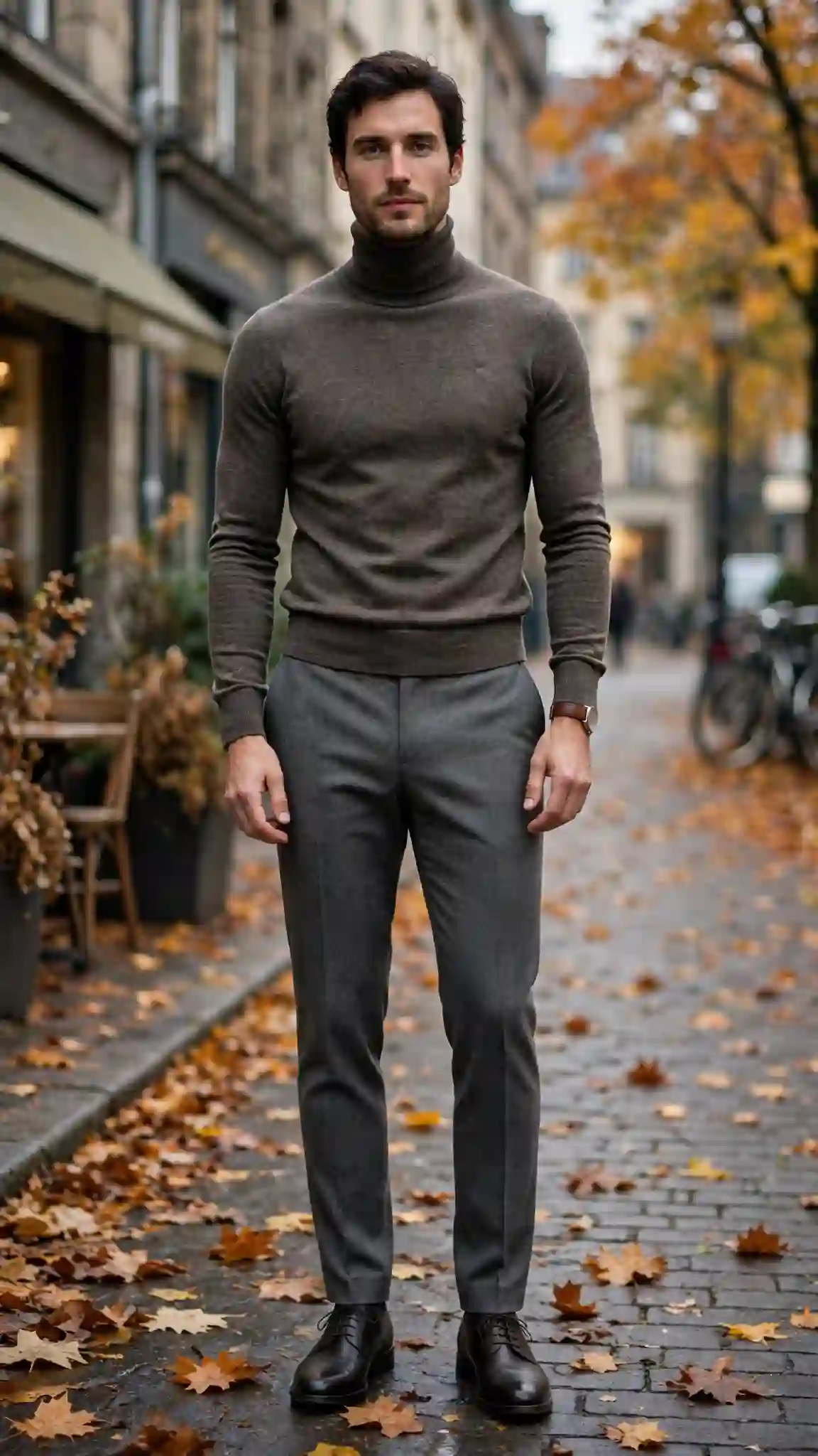 The Turtleneck and Trousers