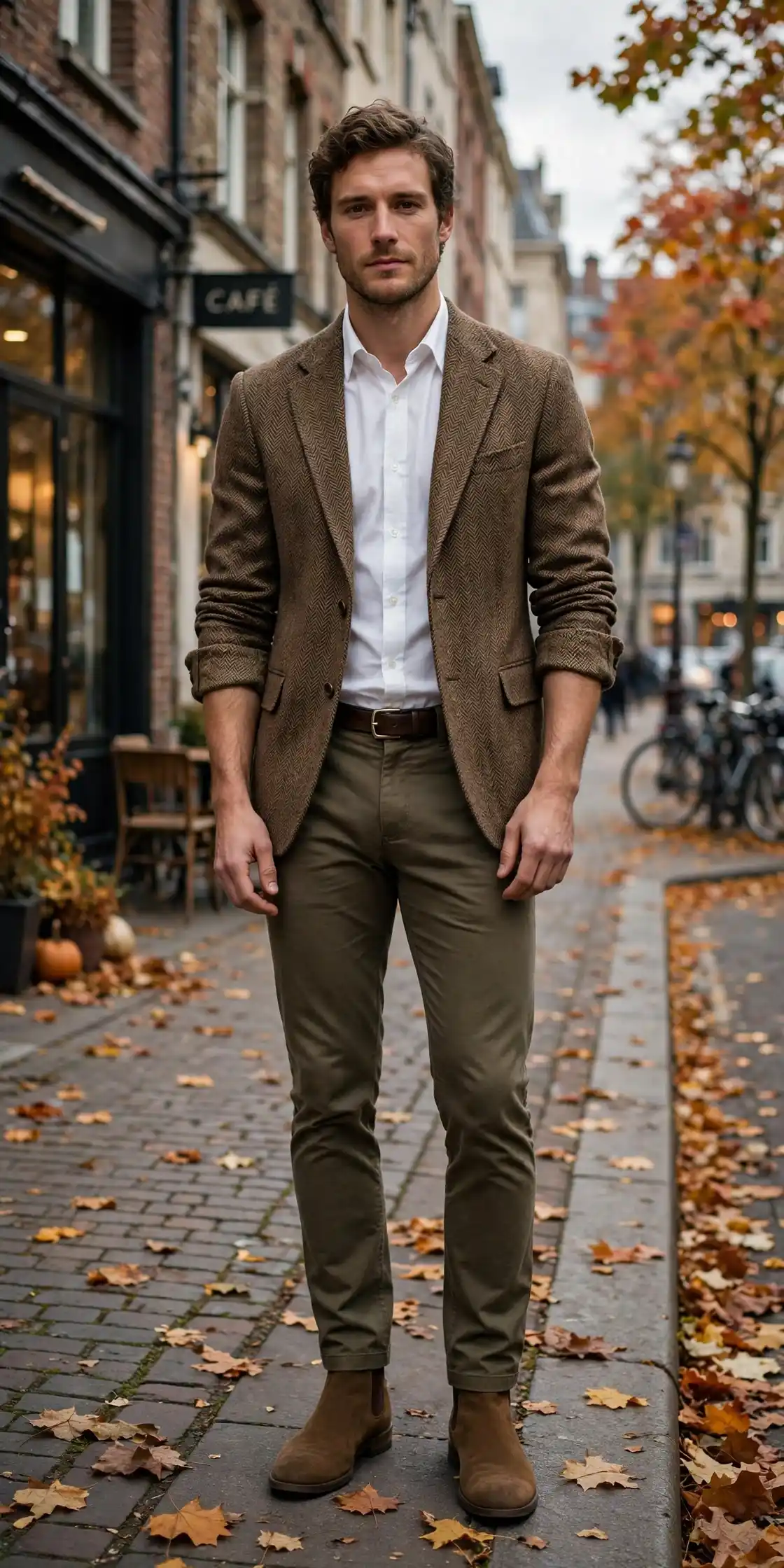 The Tweed Blazer and Chinos