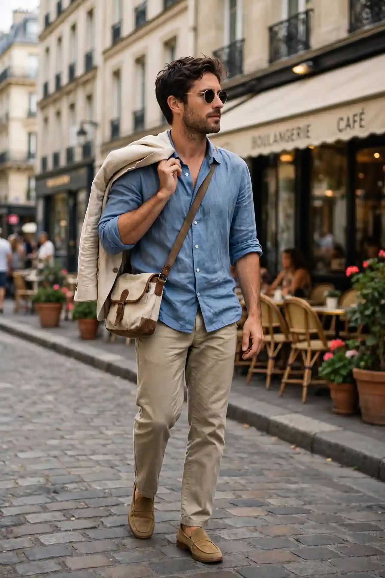 12 Paris Outfits for Men That Look Sharp Every Time 6 The Weekend Flâneur — Built for Walking, Not Looking Like It