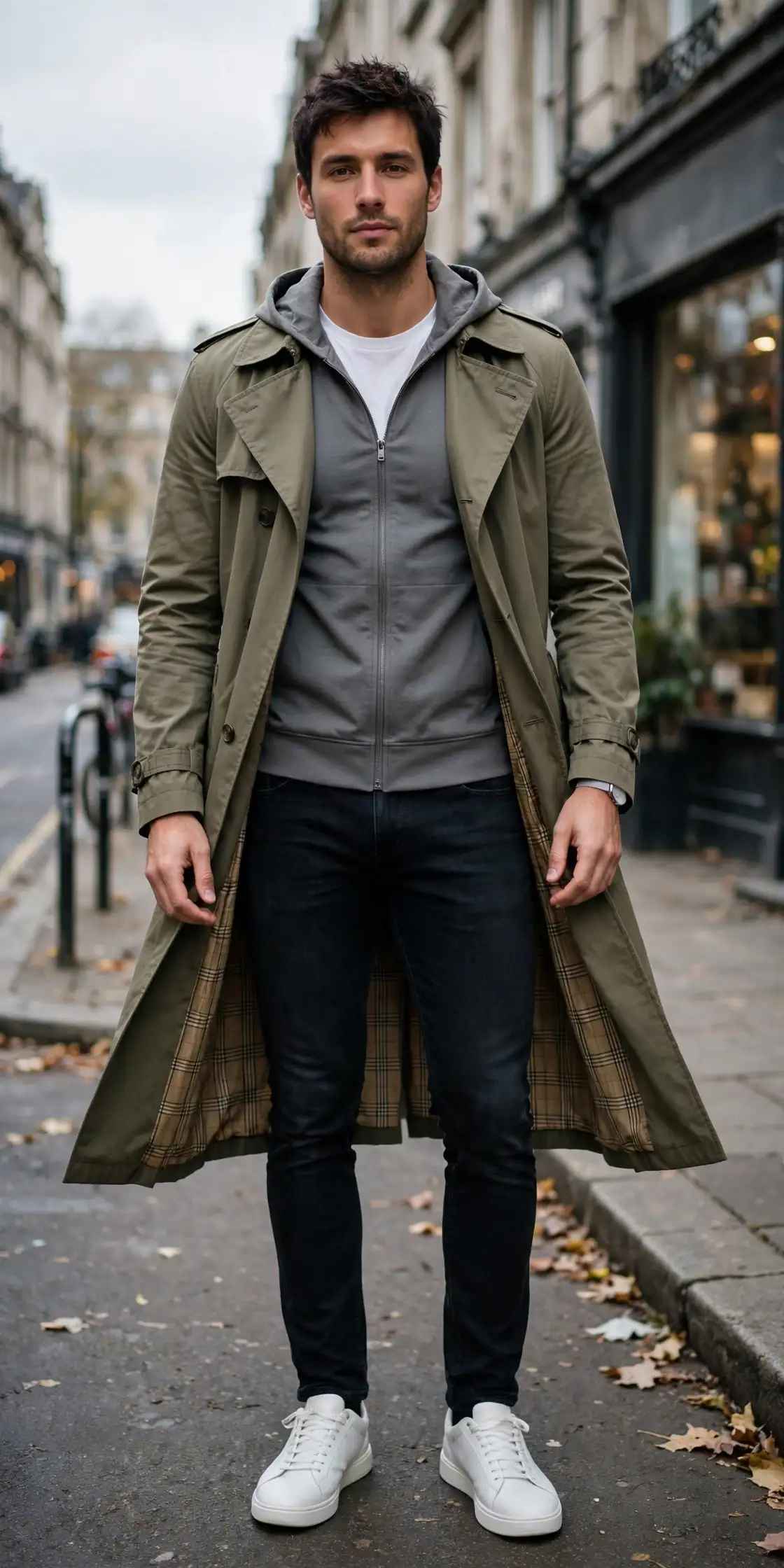 10 Men's Fall Trench Coats for a Timeless Seasonal Look 6 The Weekend Layered Build