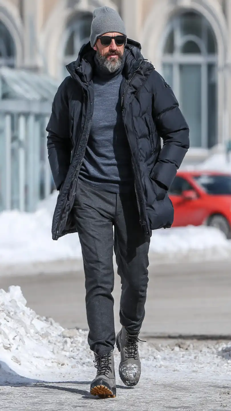 Canada Outfits for Men That Never Go Out of Style 8 The Winter Commuter — Warm, Functional, Still Presentable