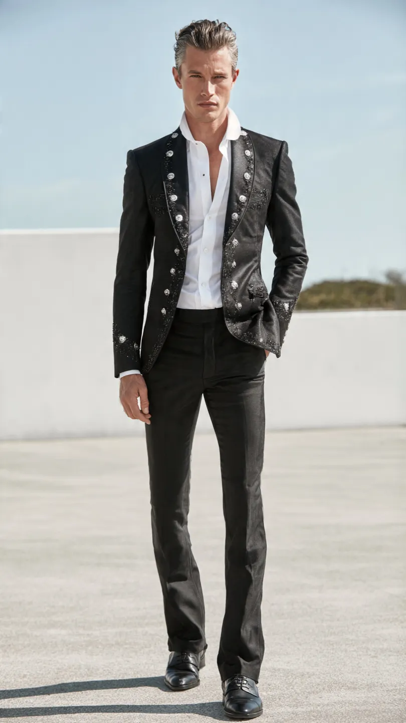 13 Mexican Outfits for Men That Blend Color and Culture 8 Woven Textile Jacket Over a Plain Tee — Texture as the Whole Point ☀️