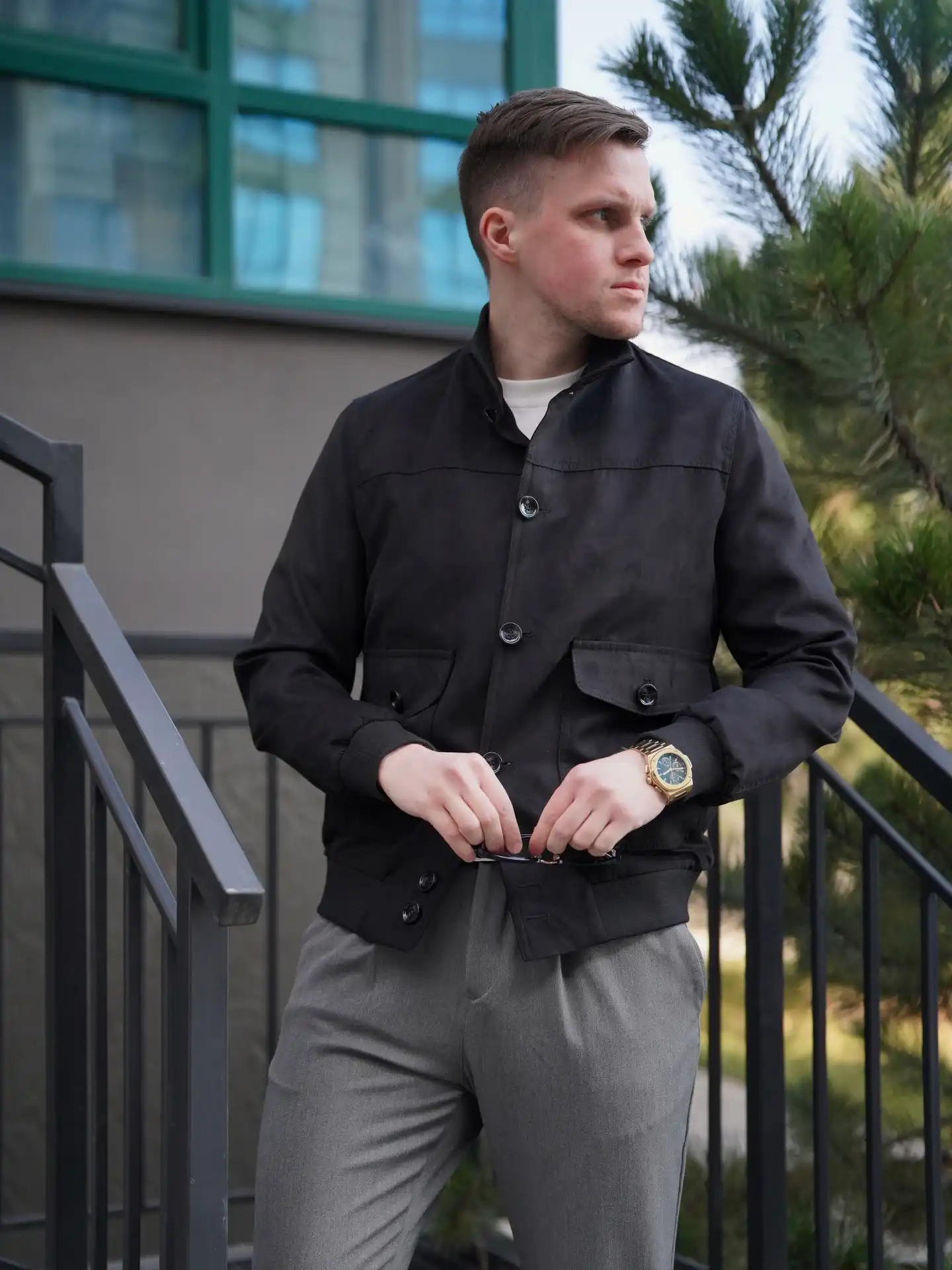Men's Black Autumn Jacket: 19 Ideas for Every Day 7 andre.mensattire 1774699223